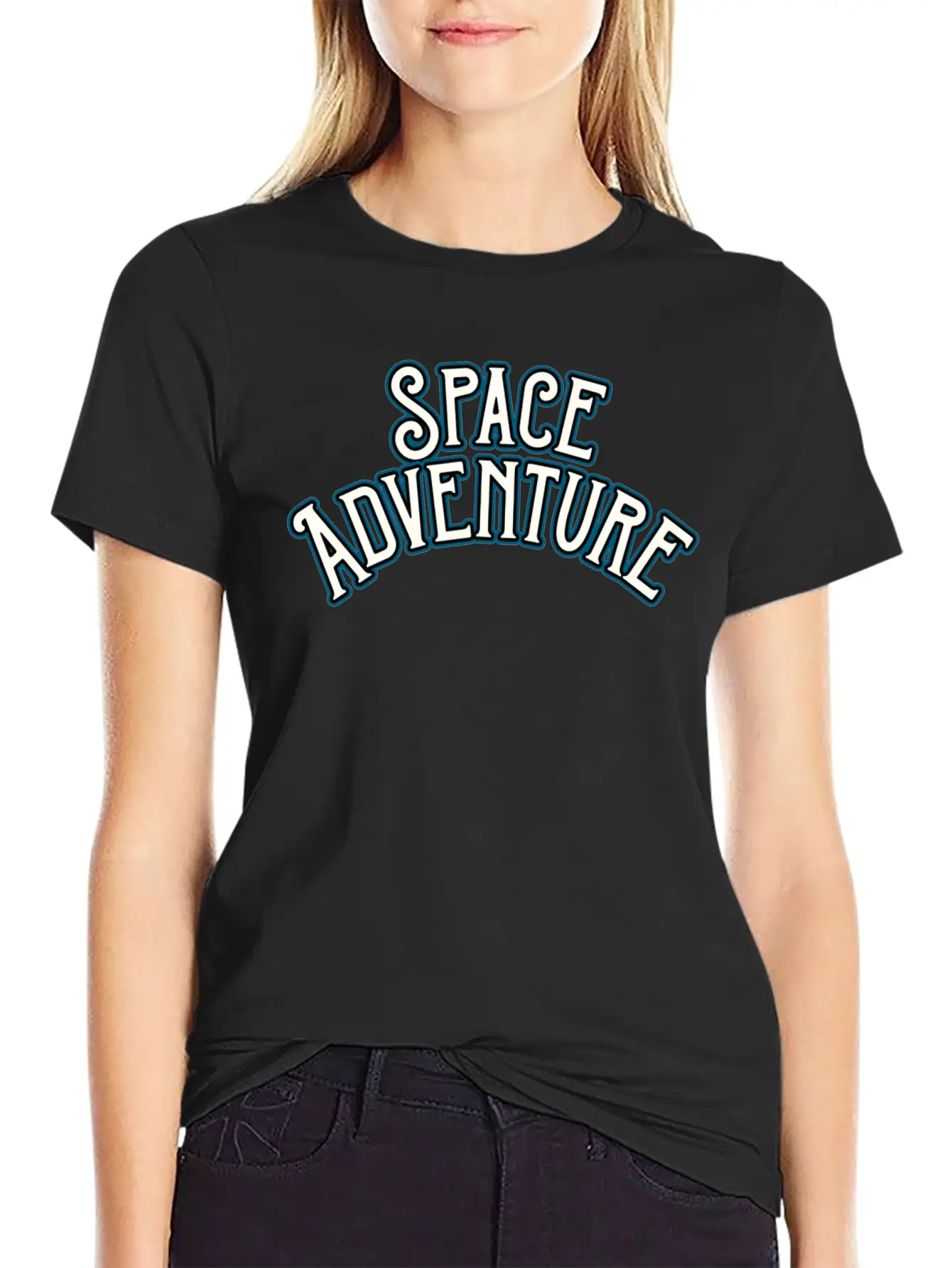 Space Adventure Lightweight Cotton T-Shirt – Daily Comfort Graphic Shirt