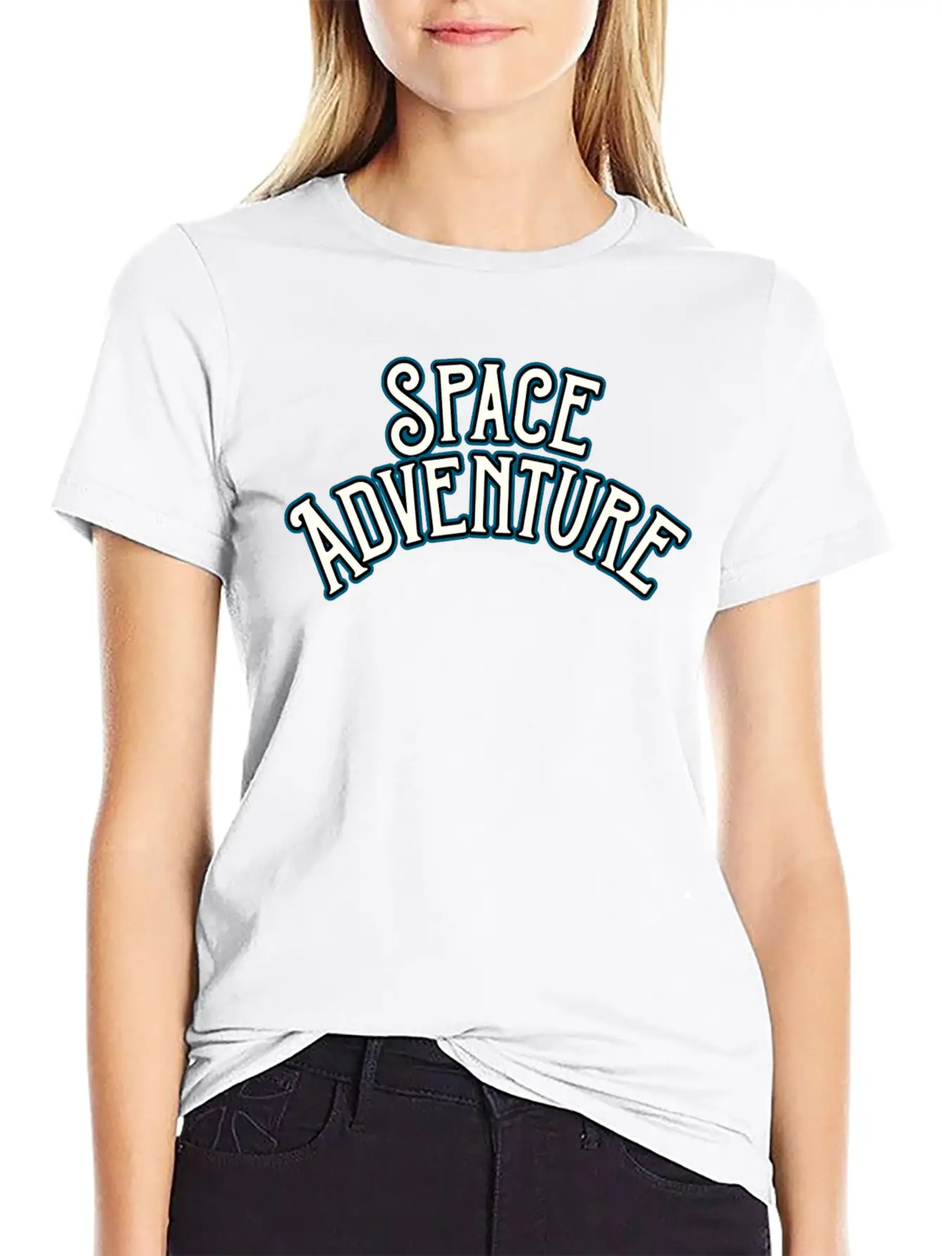 Space Adventure Lightweight Cotton T-Shirt – Daily Comfort Graphic Shirt