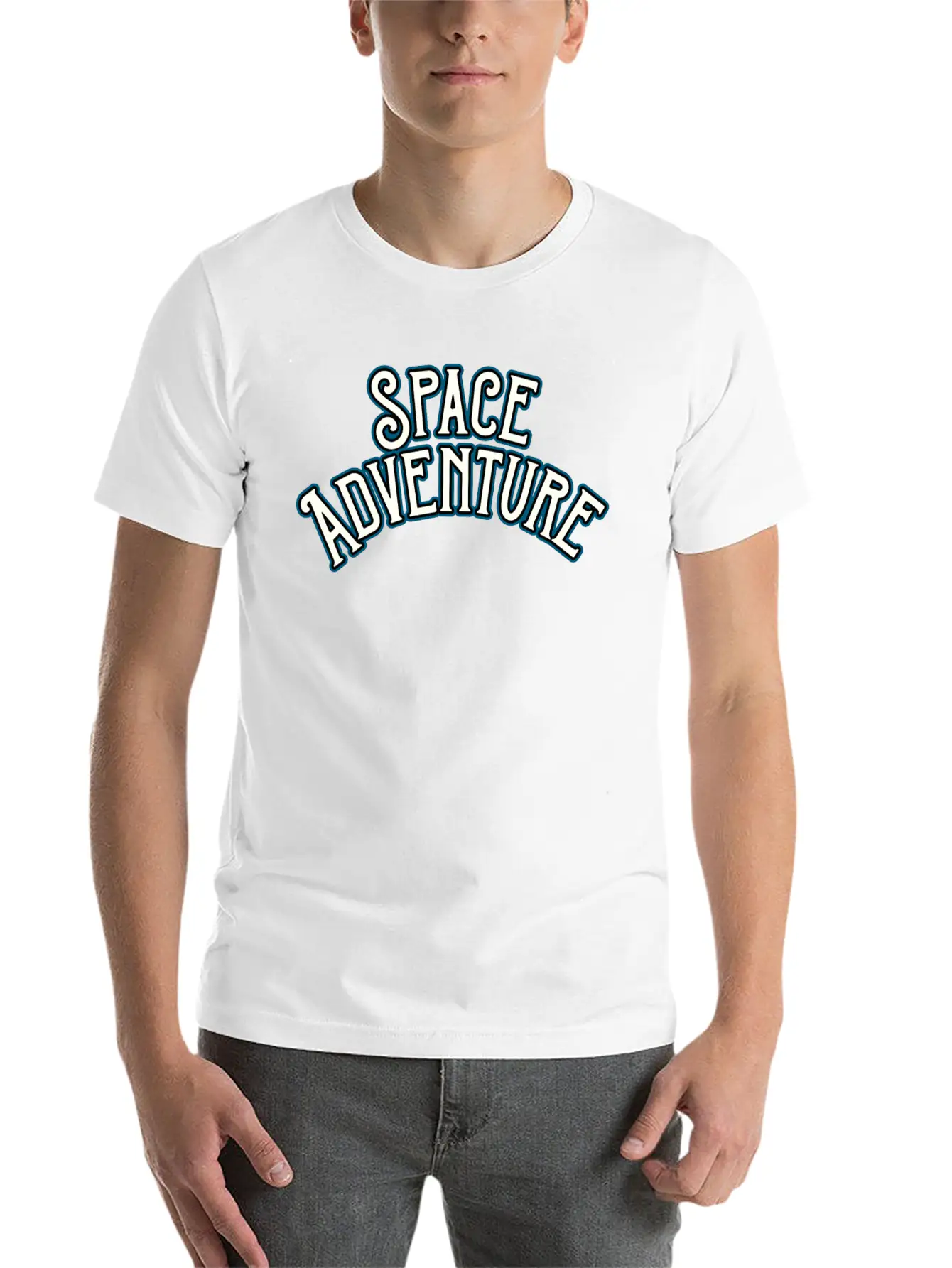 Space Adventure Lightweight Cotton T-Shirt – Daily Comfort Graphic Shirt