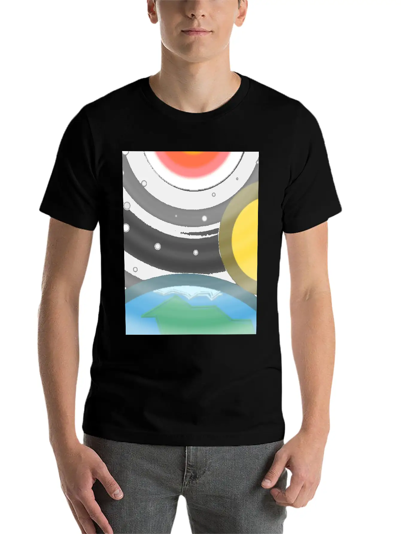 Space And Earth Soft Cotton Short Sleeve Tee – Unisex Wardrobe Staple