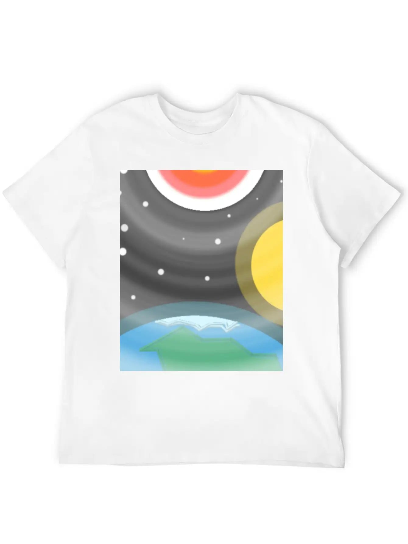 Space And Earth Soft Cotton Short Sleeve Tee – Unisex Wardrobe Staple