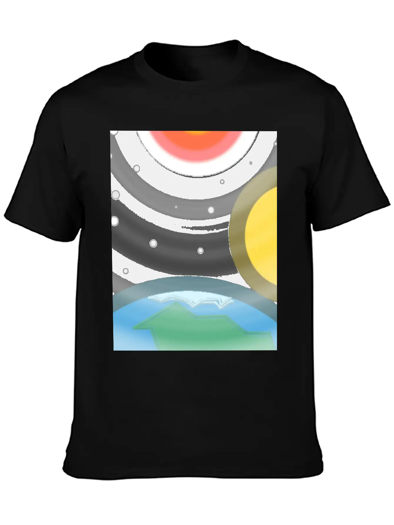 Space And Earth Soft Cotton Short Sleeve Tee – Unisex Wardrobe Staple