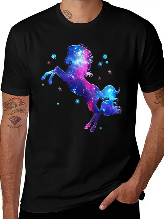 Space Horse, Cosmos, Universe, Space, Galactic Modern Fit Casual T-Shirt ��� Clean And Versatile Design