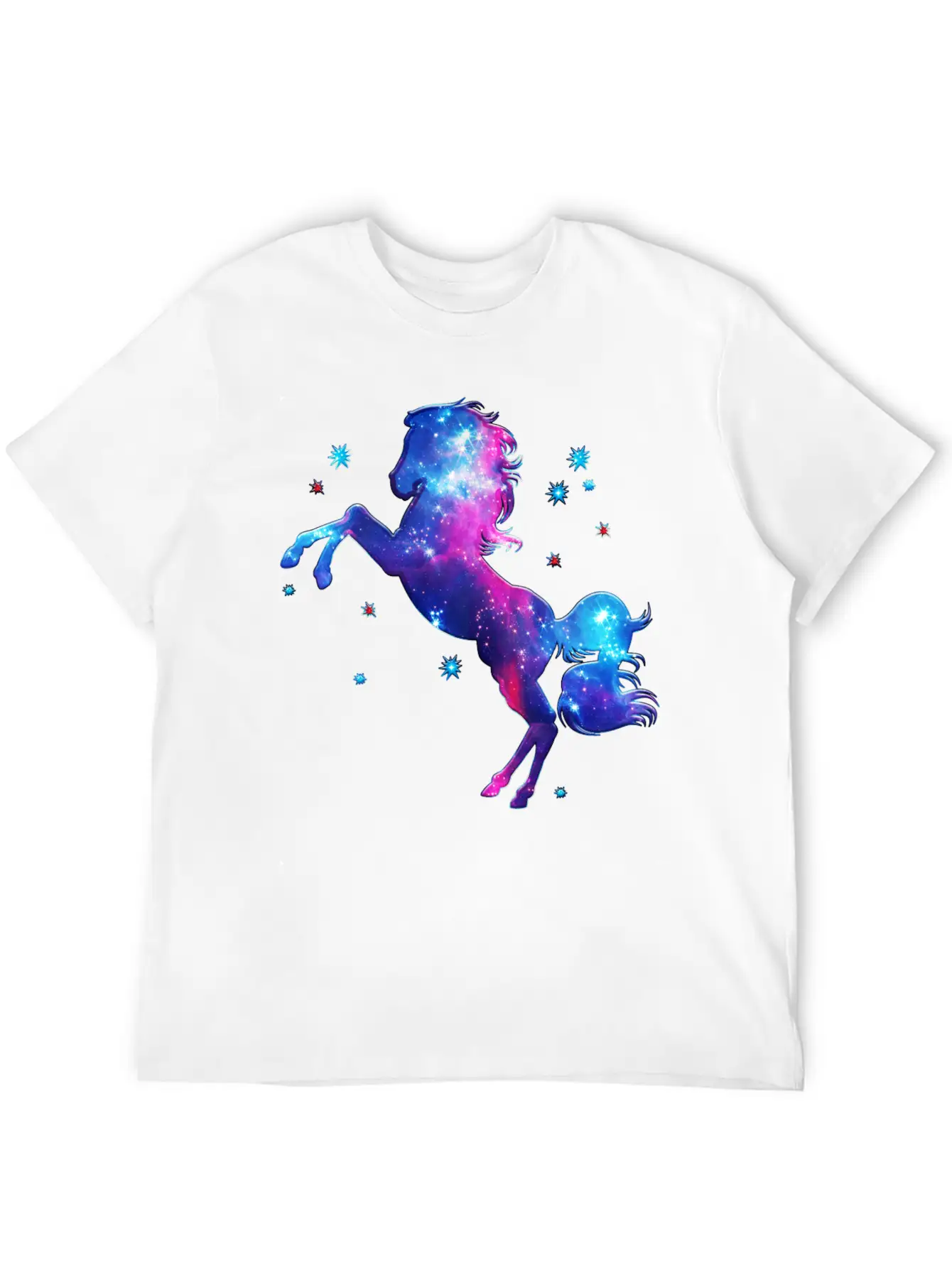 Space Horse, Cosmos, Universe, Space, Galactic Modern Fit Casual T-Shirt ��� Clean And Versatile Design