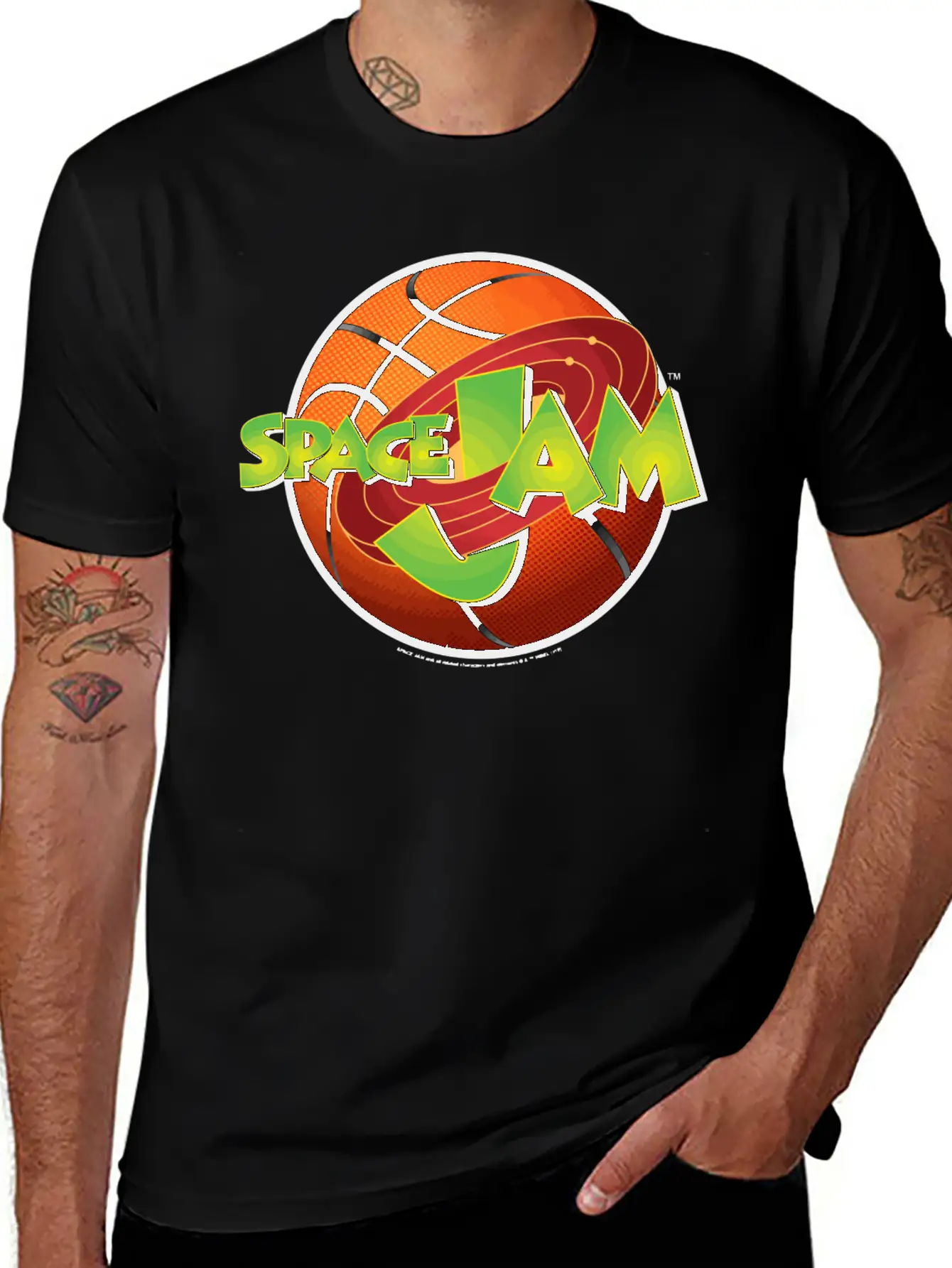 Space Jam Basketball Logo Unisex Casual T-Shirt – Clean Design For Daily Comfort