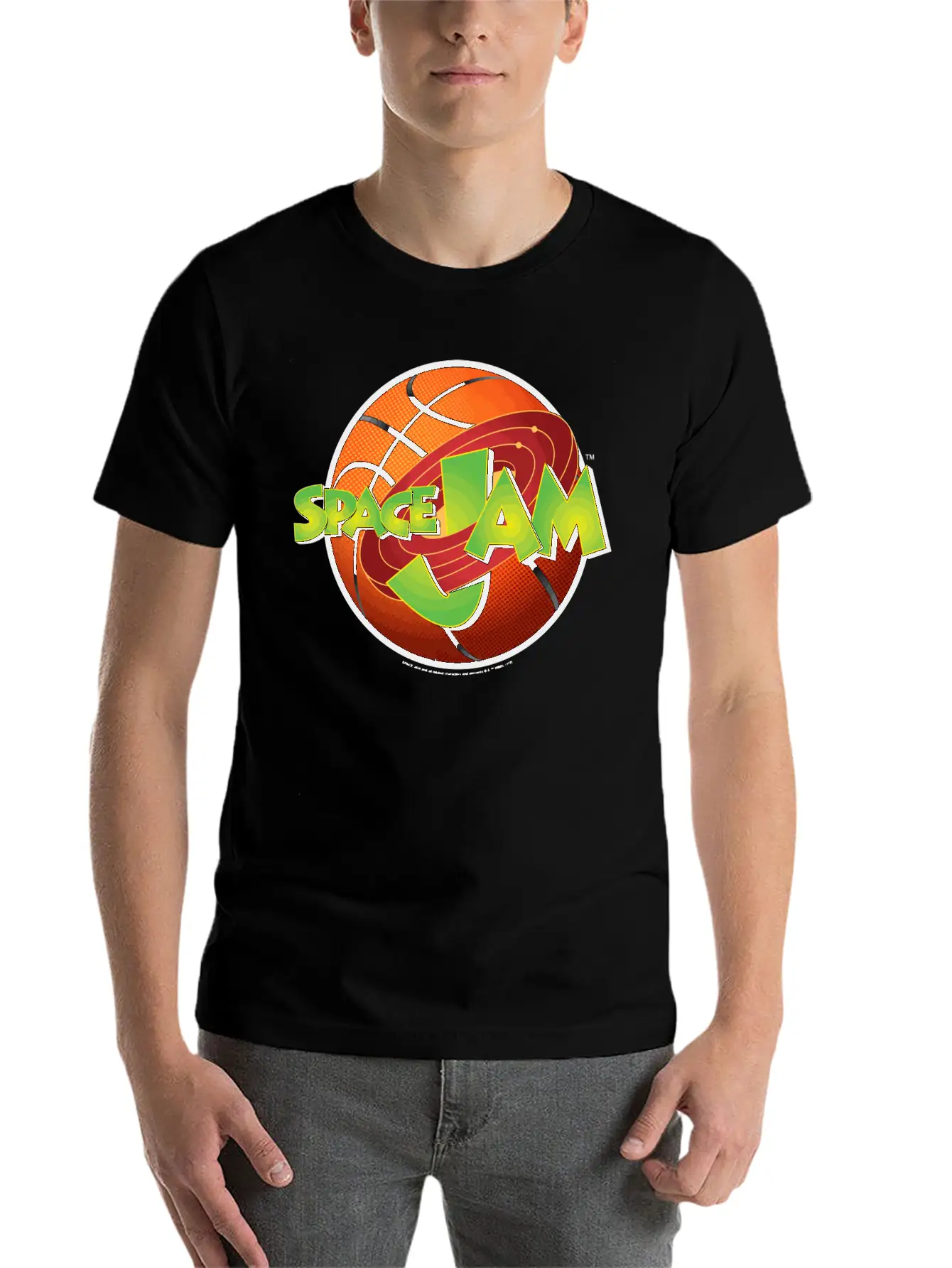 Space Jam Basketball Logo Unisex Casual T-Shirt – Clean Design For Daily Comfort