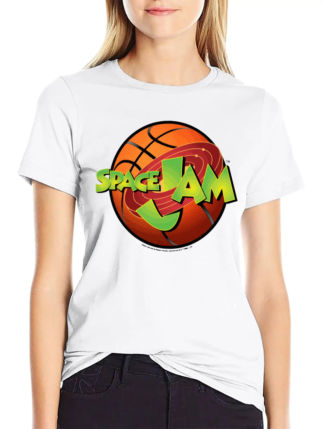Space Jam Basketball Logo Unisex Casual T-Shirt – Clean Design For Daily Comfort