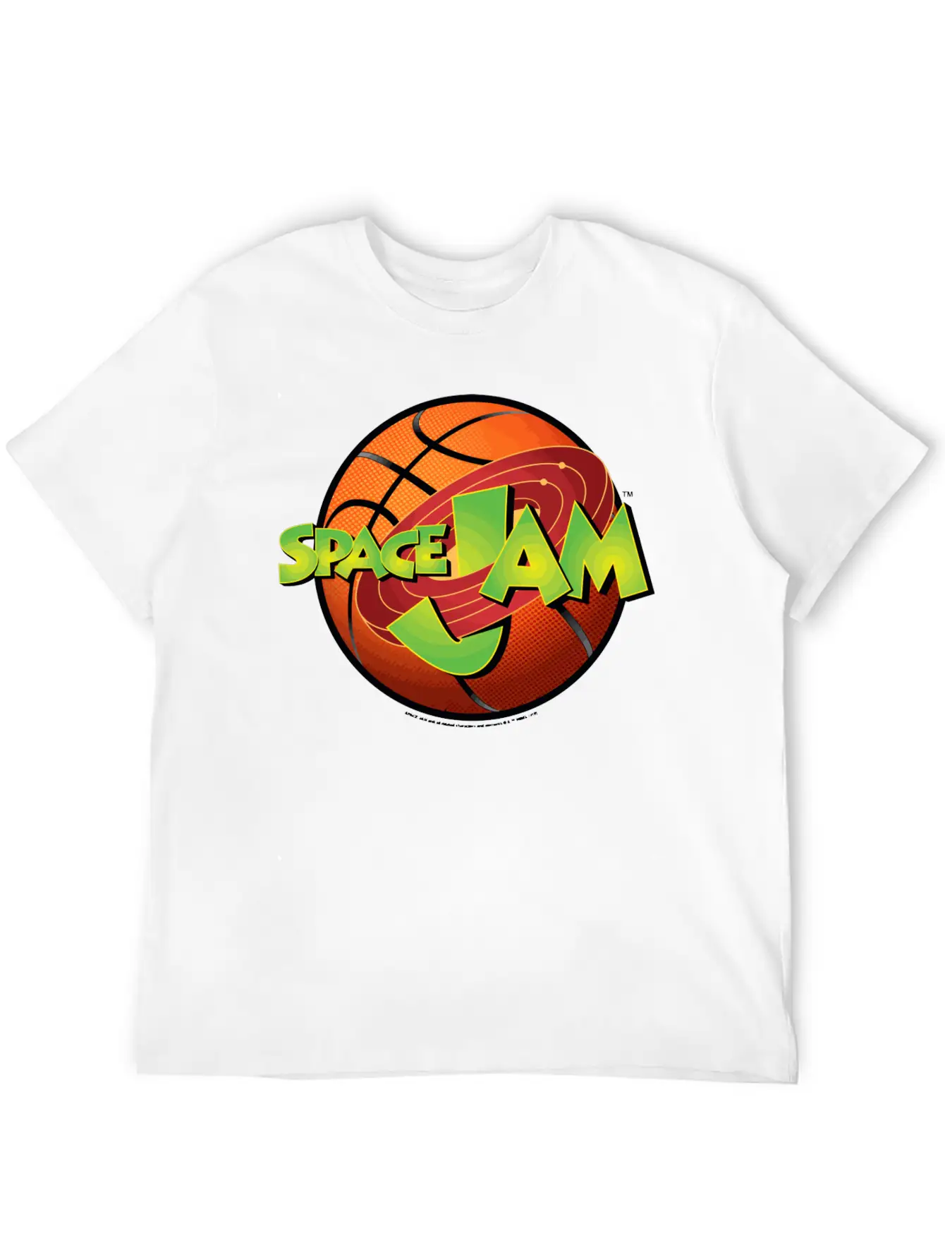 Space Jam Basketball Logo Unisex Casual T-Shirt – Clean Design For Daily Comfort