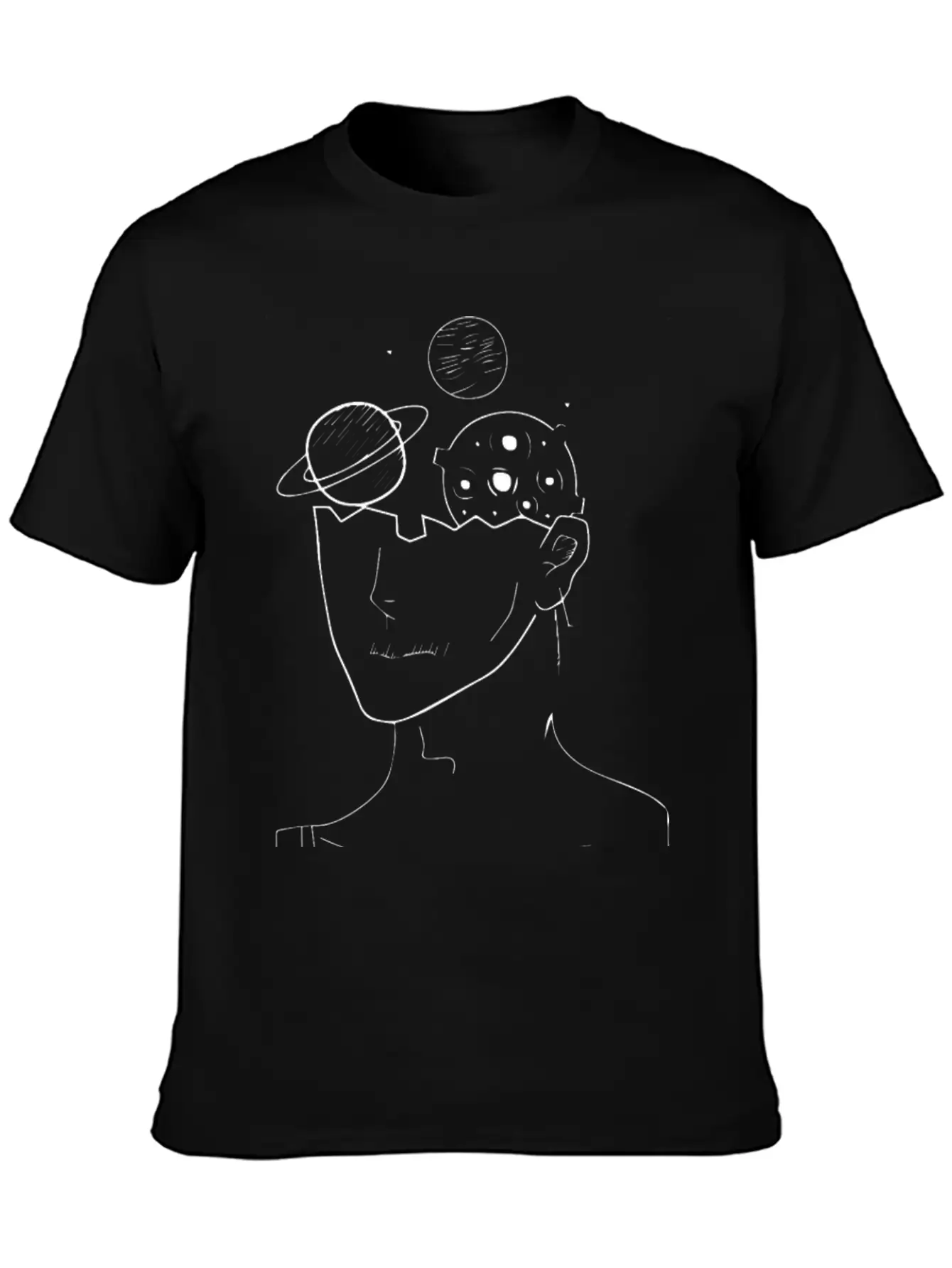 SPACE MIND Soft Cotton Short Sleeve Tee – Unisex Wardrobe Staple