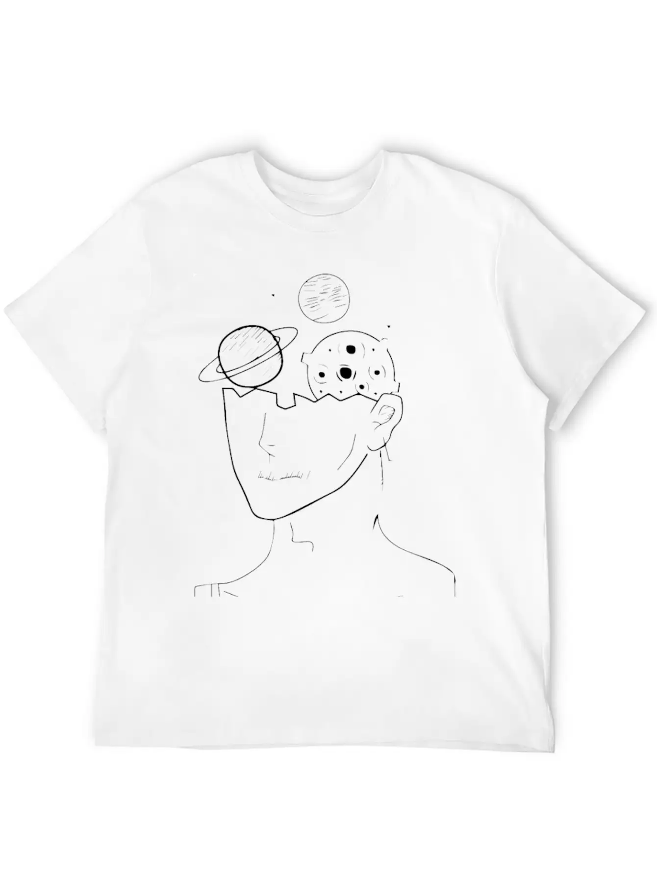 SPACE MIND Soft Cotton Short Sleeve Tee – Unisex Wardrobe Staple