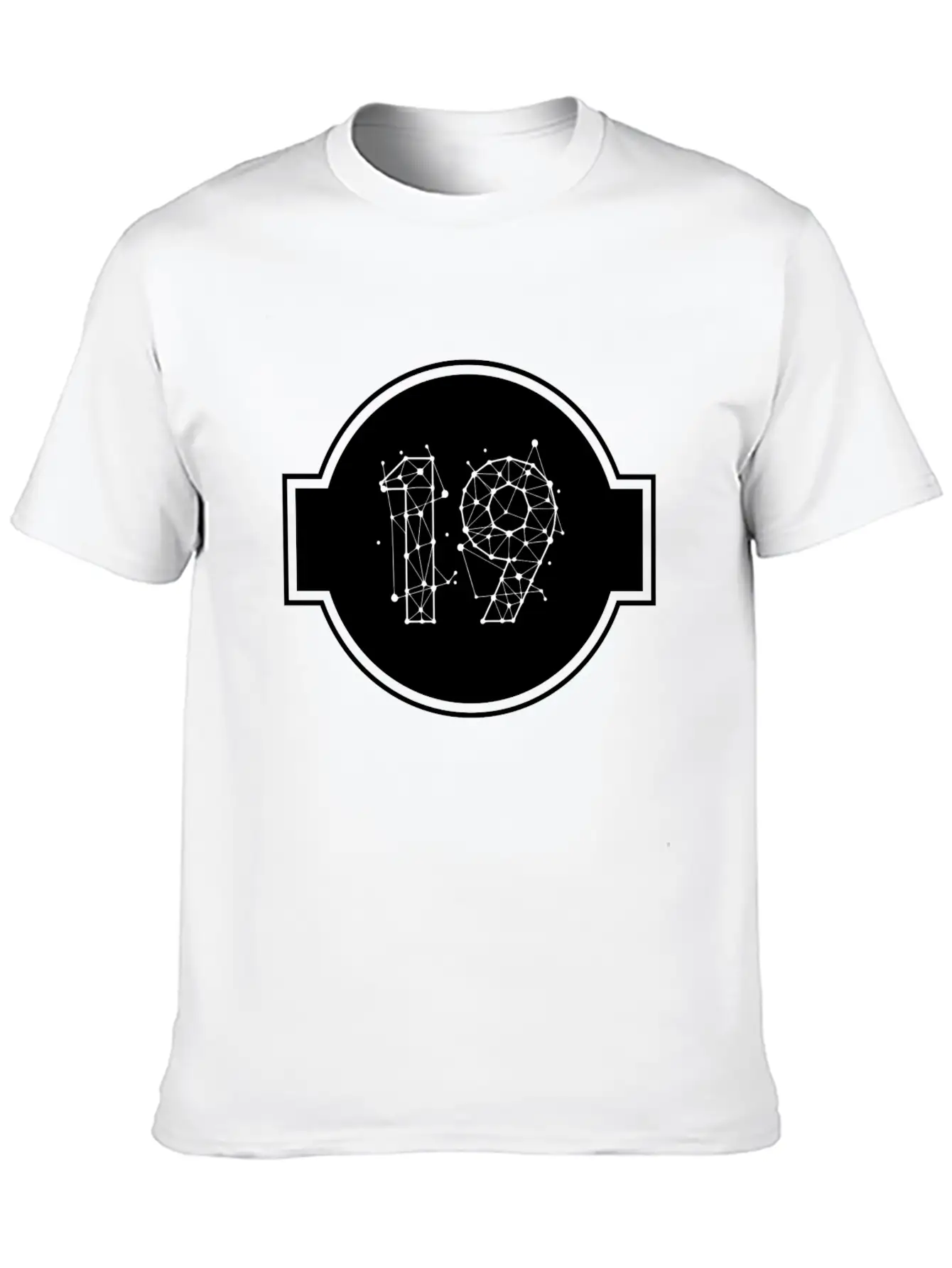 Space Number 19 Essential Cotton Tee For Daily Outfits – Unisex Style