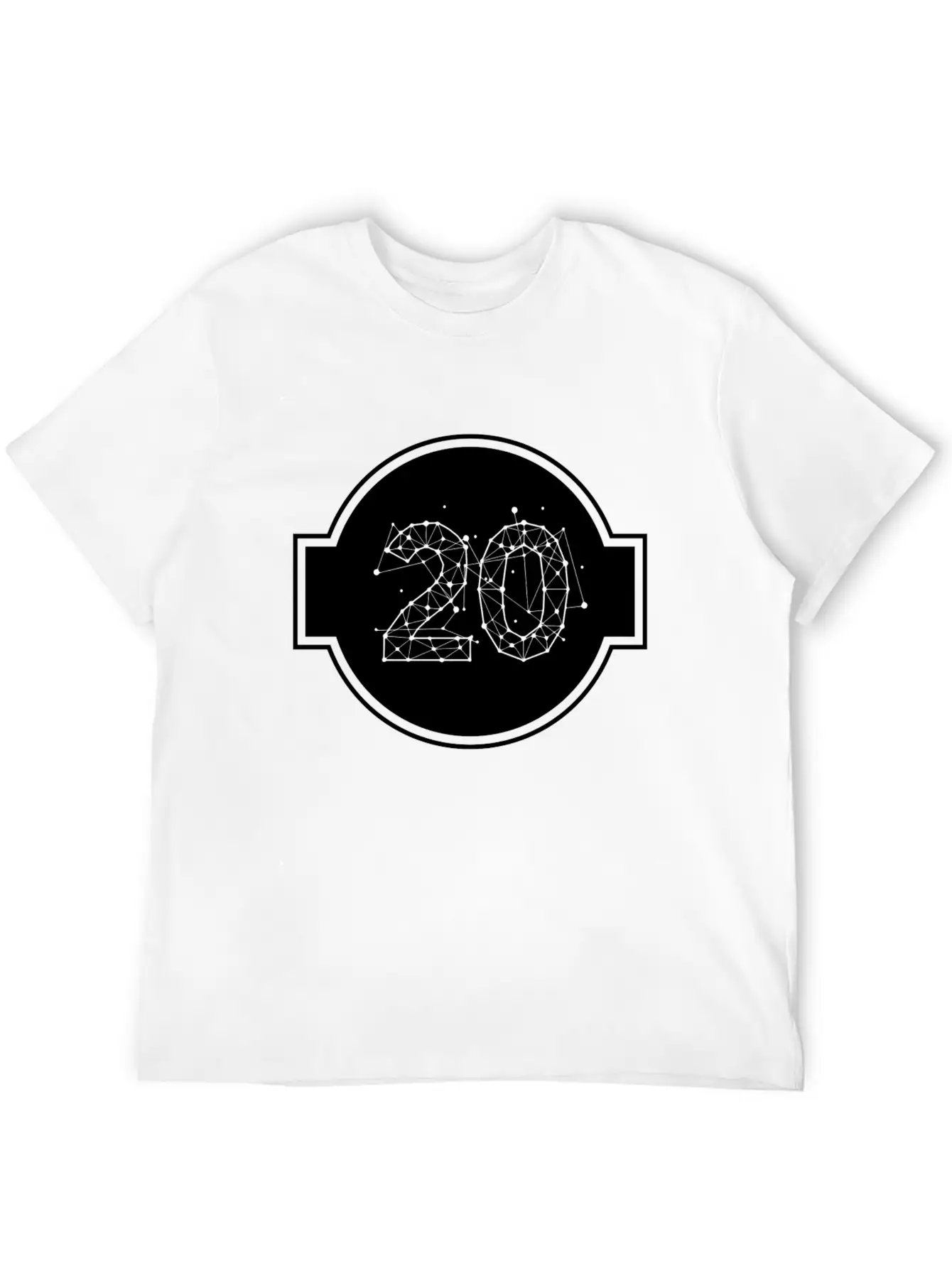 Space Number 20 Basic Graphic T-Shirt – Daily Comfort In Soft Cotton