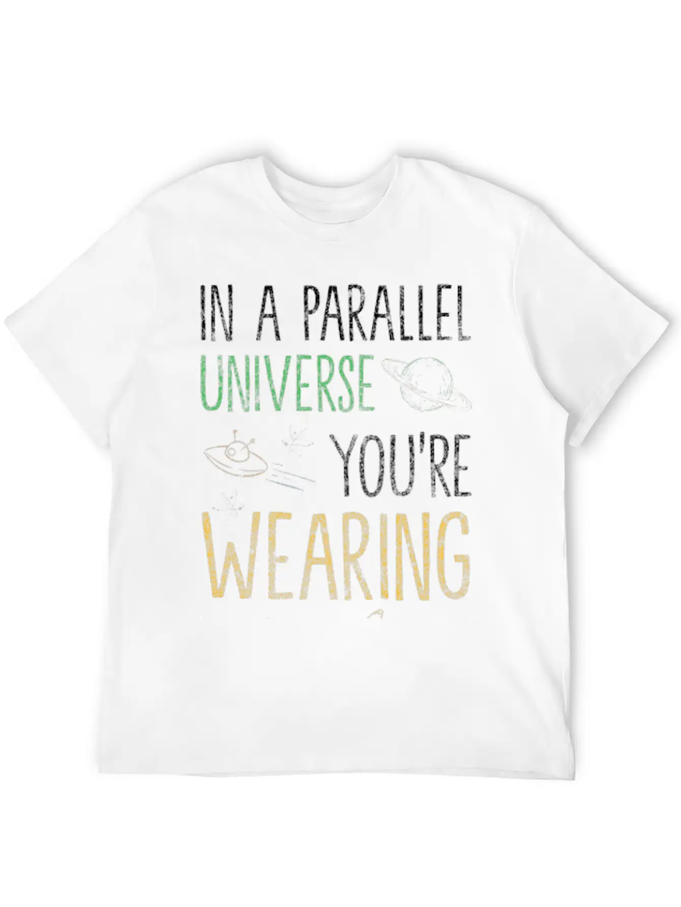 Space Planet Rocket Cosmos Basic Graphic T-Shirt – Daily Comfort In Soft Cotton