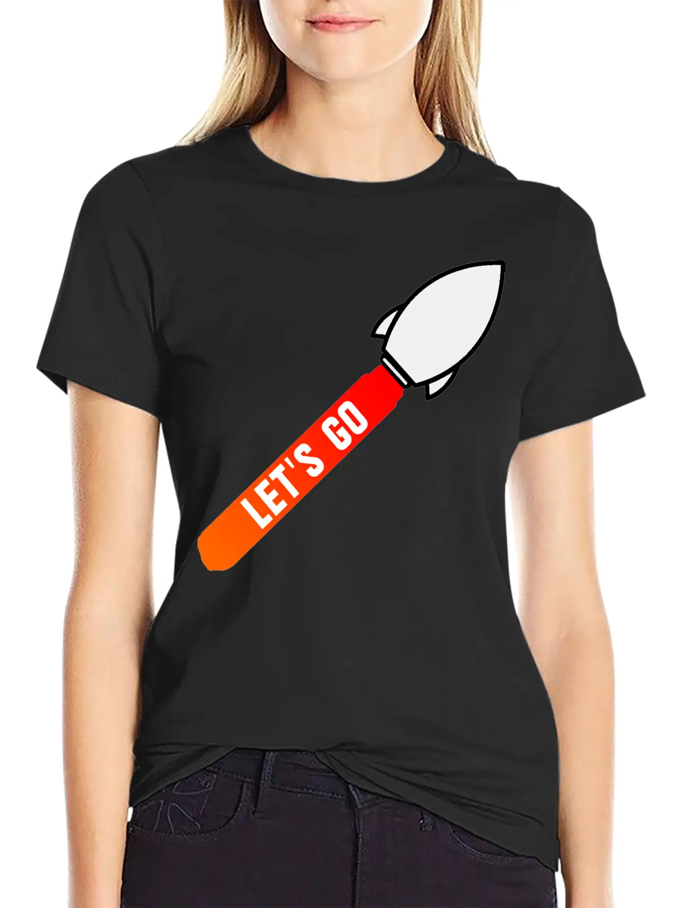 Space Rocket Classic Fit Graphic Tee For Daily Comfort – Unisex Cotton Shirt