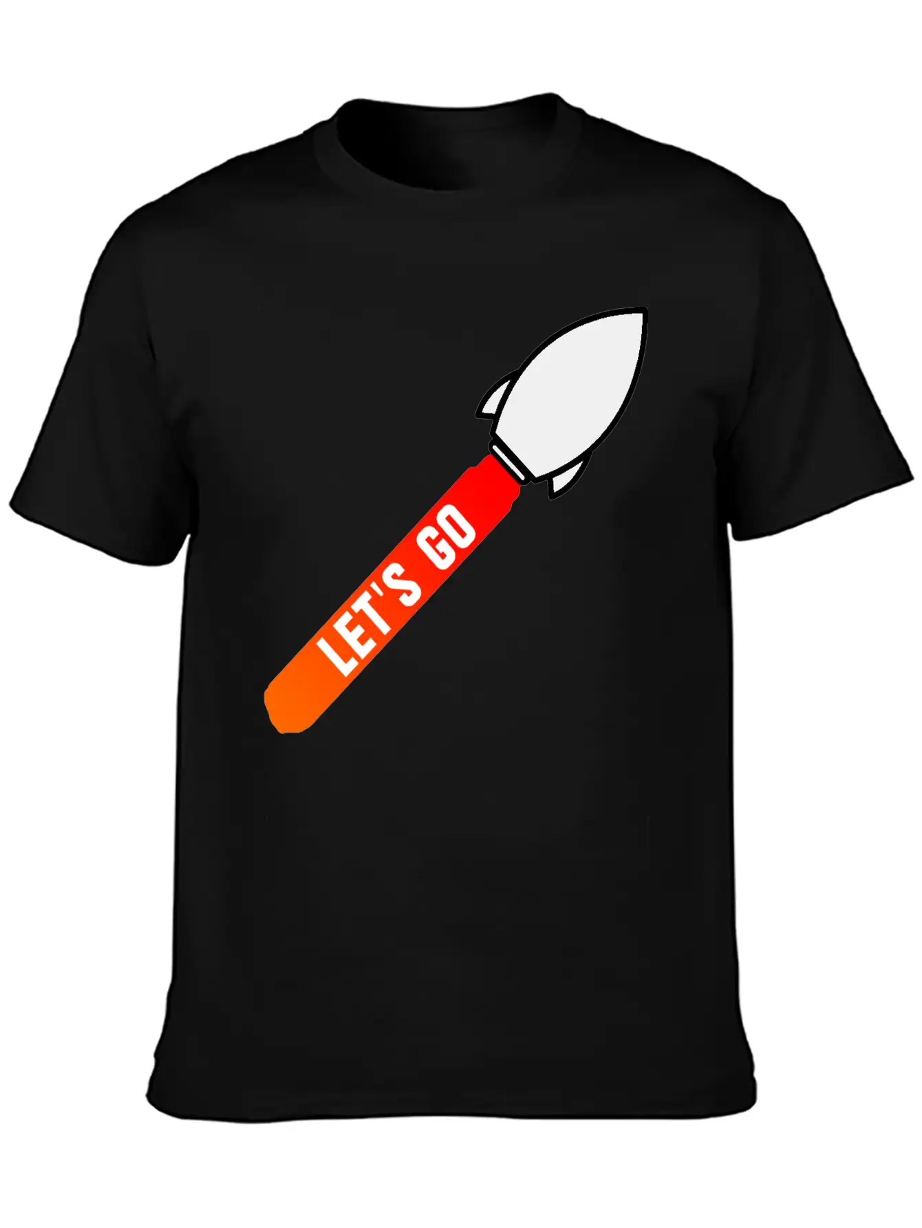 Space Rocket Classic Fit Graphic Tee For Daily Comfort – Unisex Cotton Shirt