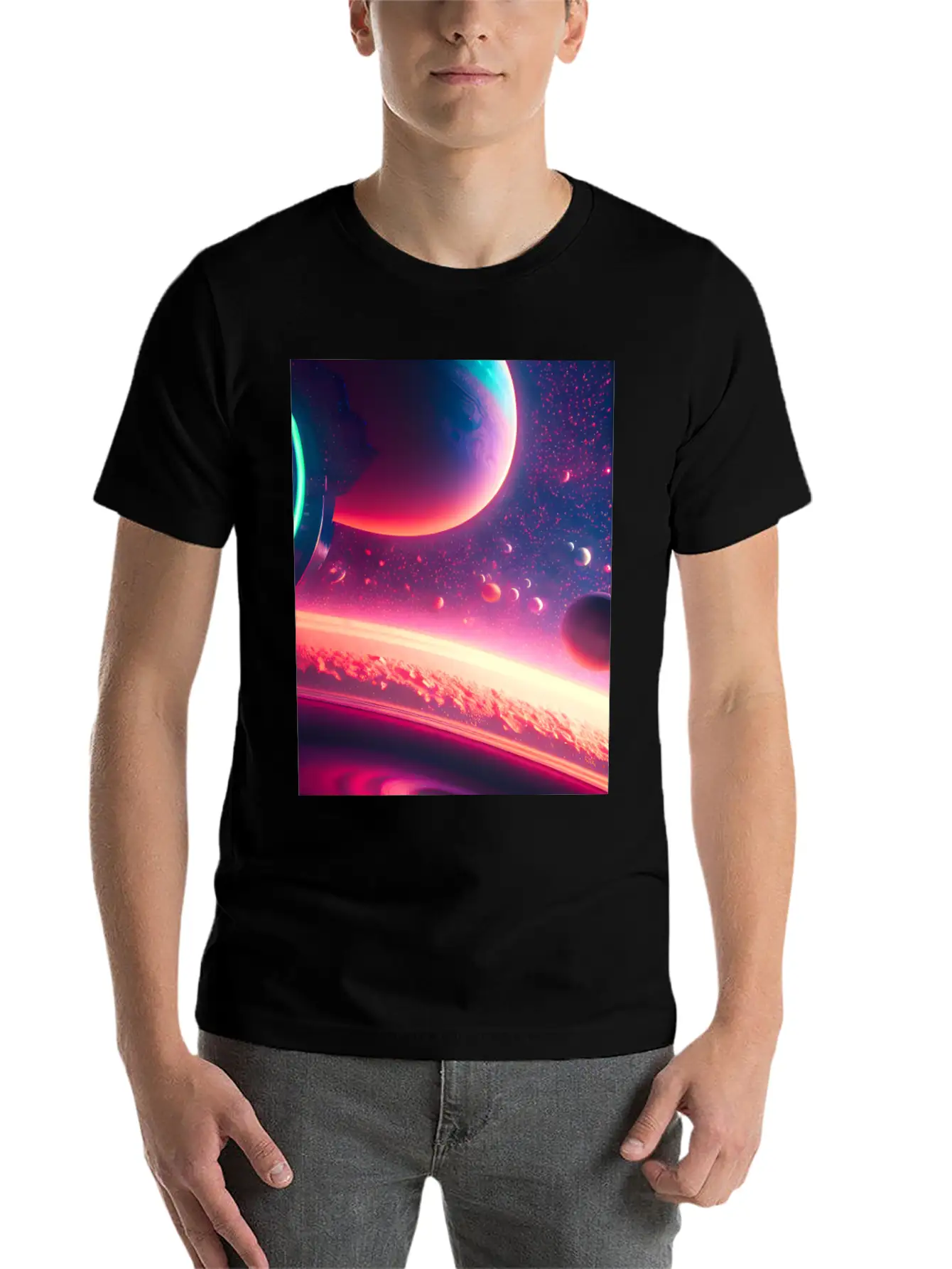 Space Stylish Everyday T-Shirt – Unisex Basic Cotton Tee