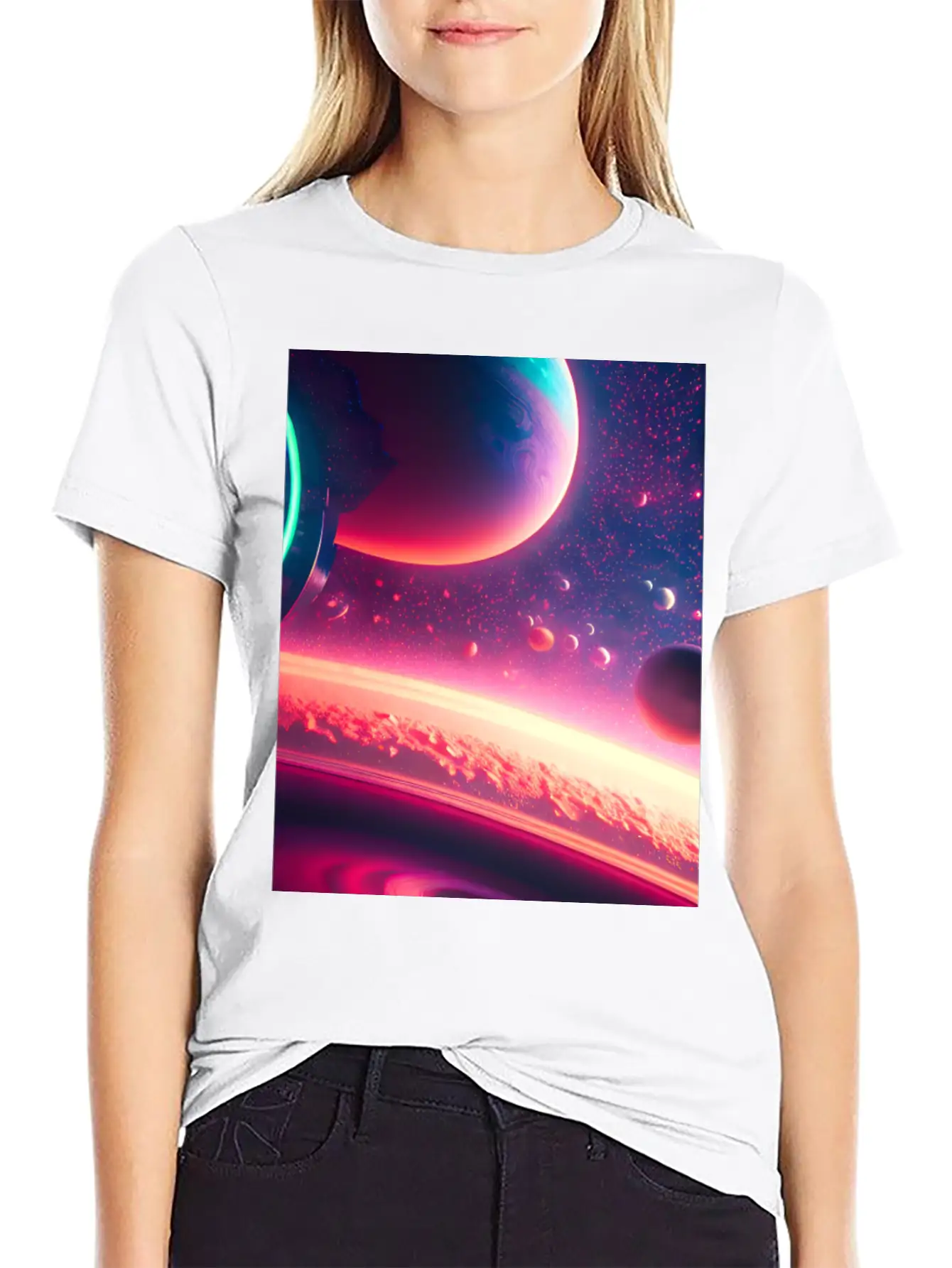 Space Stylish Everyday T-Shirt – Unisex Basic Cotton Tee