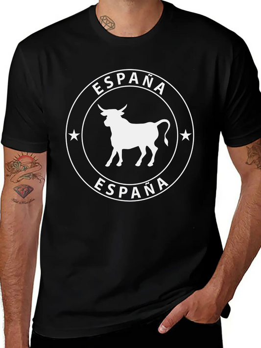Spain Bull Essential Cotton Tee For Daily Outfits – Unisex Style