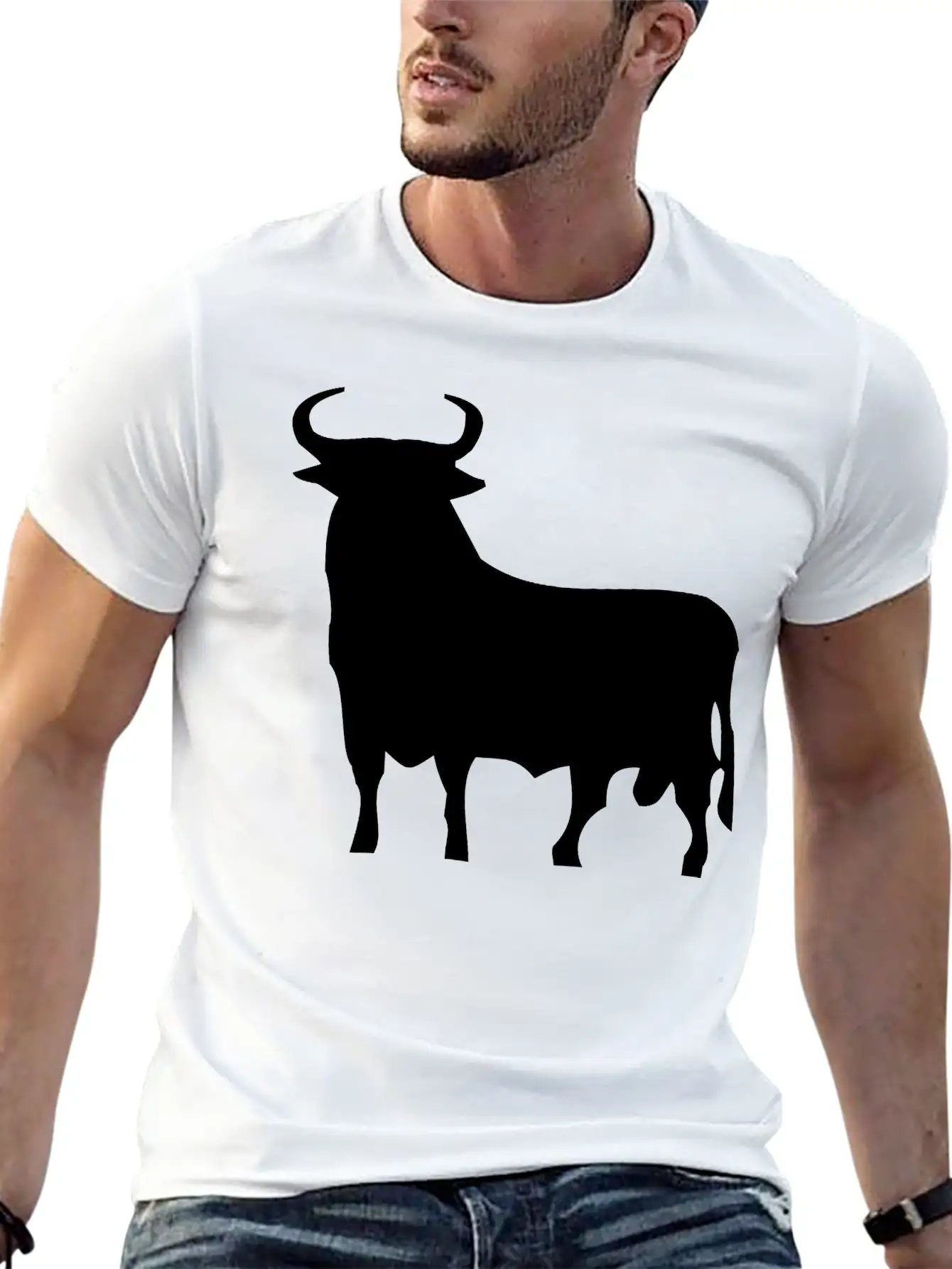 Spanish Bull Classic Fit Graphic Tee For Daily Comfort – Unisex Cotton Shirt