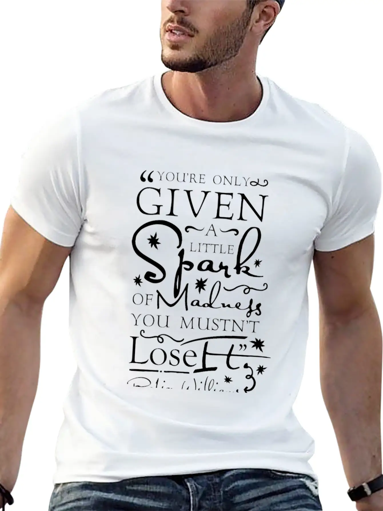 Spark Of Madness Lightweight Cotton T-Shirt – Daily Comfort Graphic Shirt