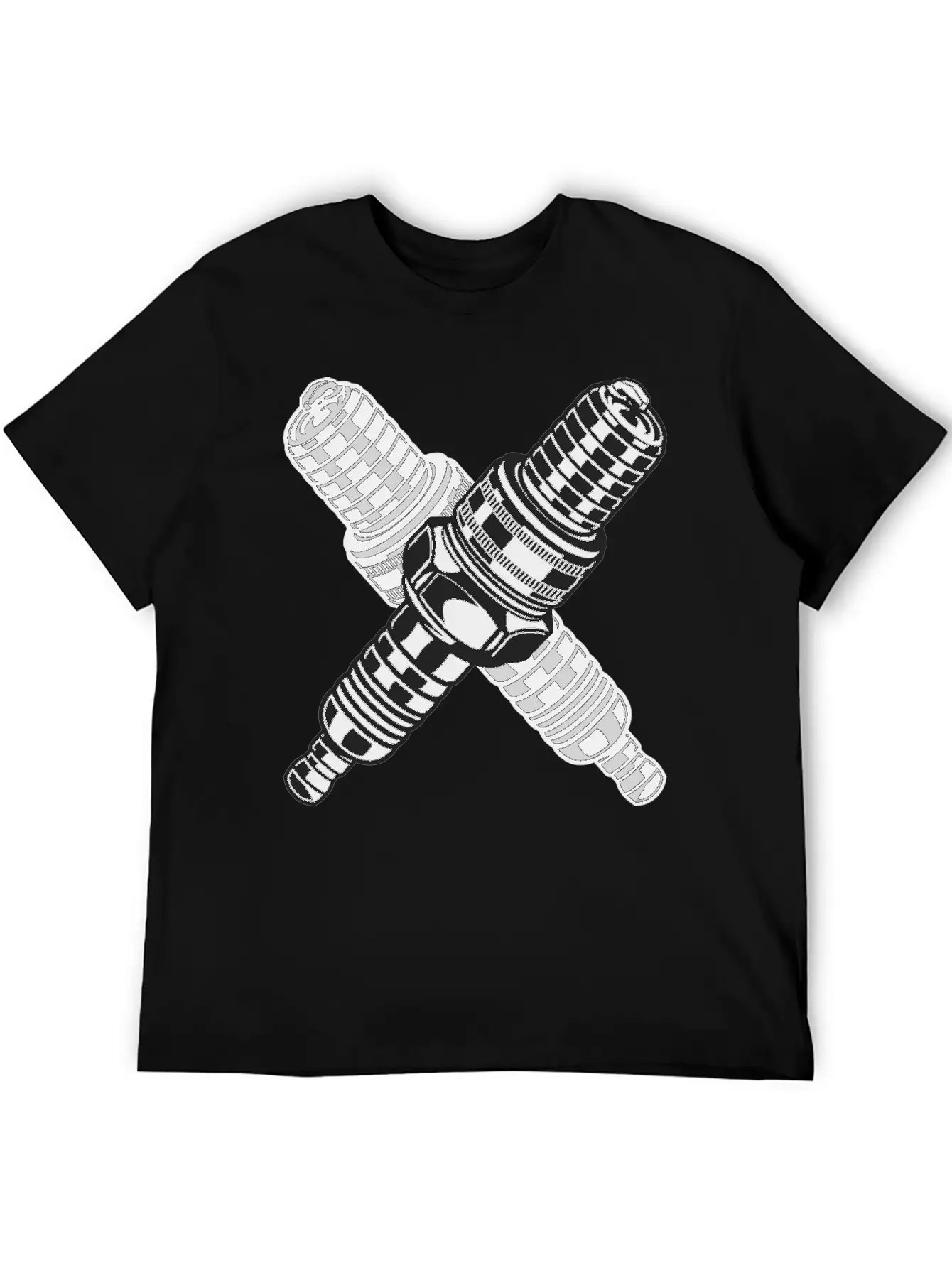 Spark Plug Lightweight Cotton T-Shirt – Daily Comfort Graphic Shirt
