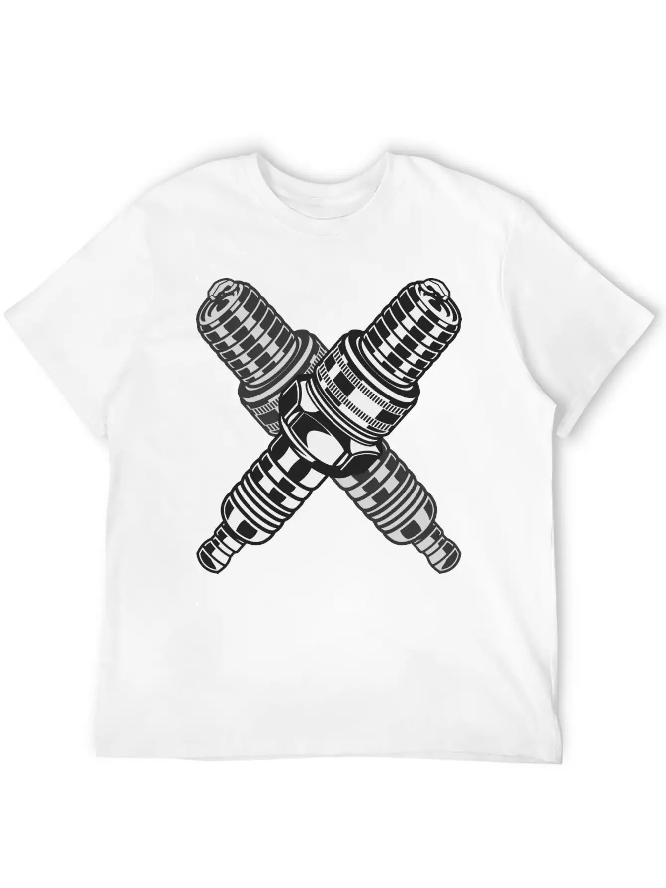 Spark Plug Lightweight Cotton T-Shirt – Daily Comfort Graphic Shirt