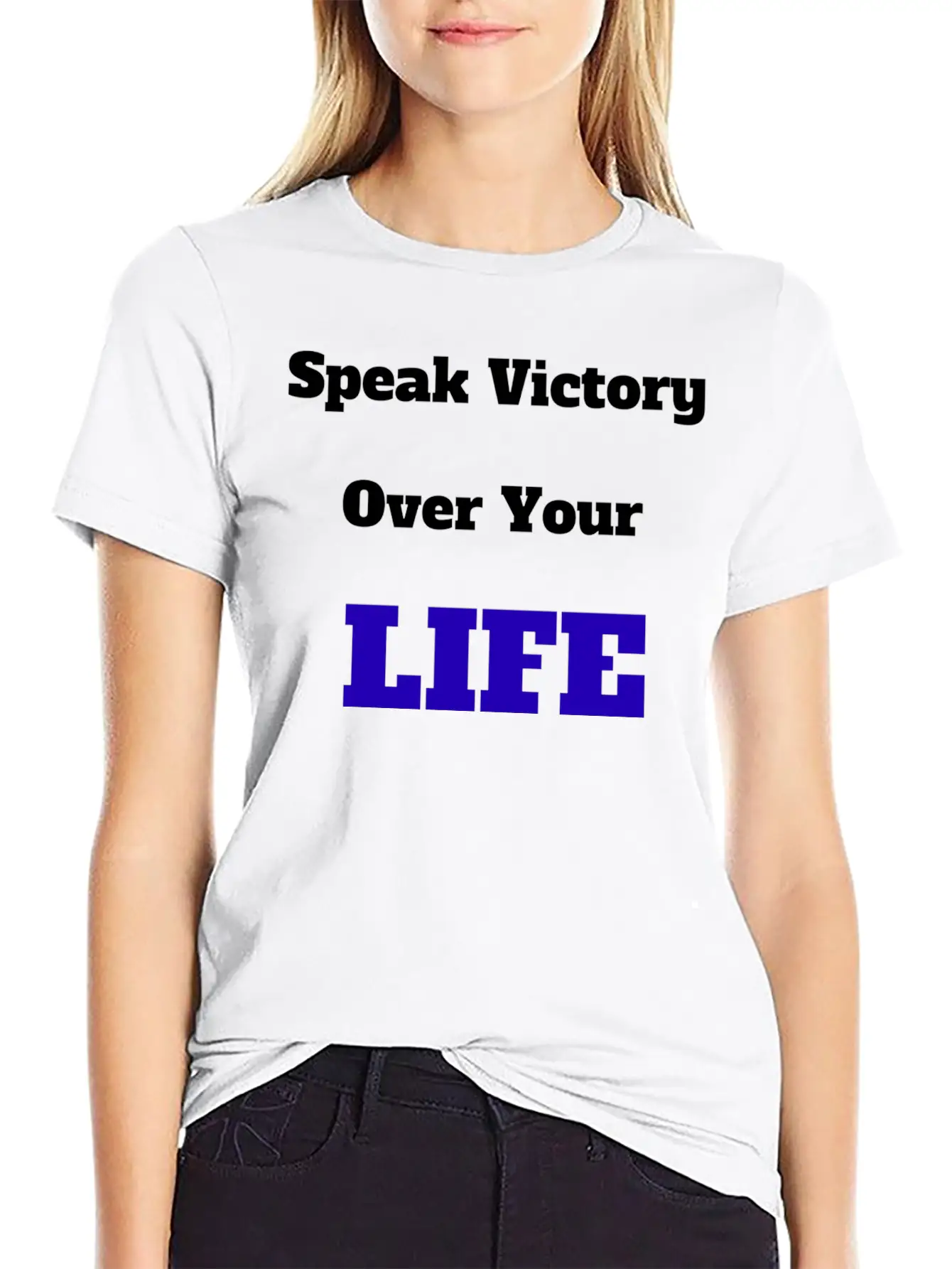 Speak Victory Basic Graphic T-Shirt – Daily Comfort In Soft Cotton