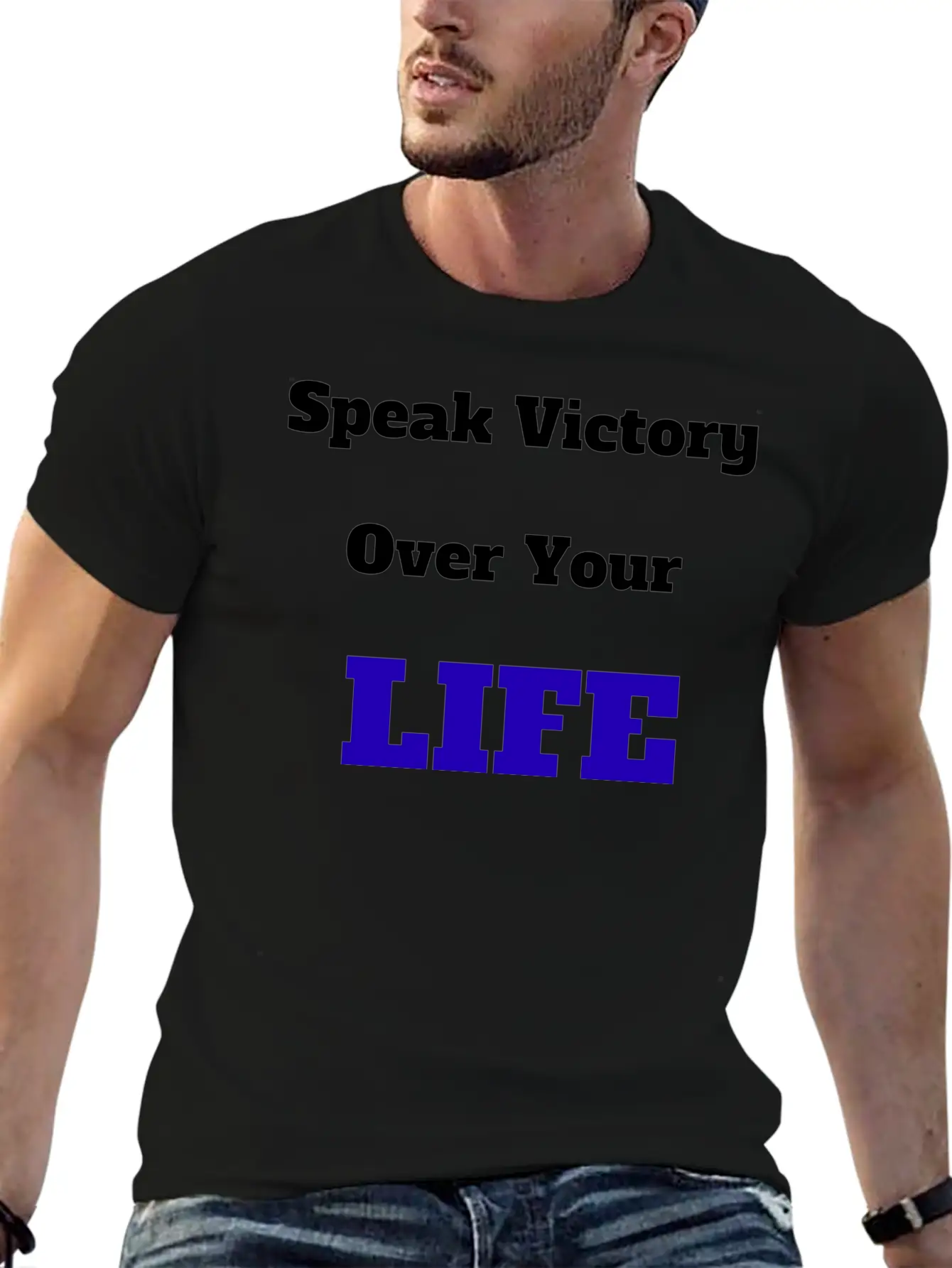 Speak Victory Basic Graphic T-Shirt – Daily Comfort In Soft Cotton