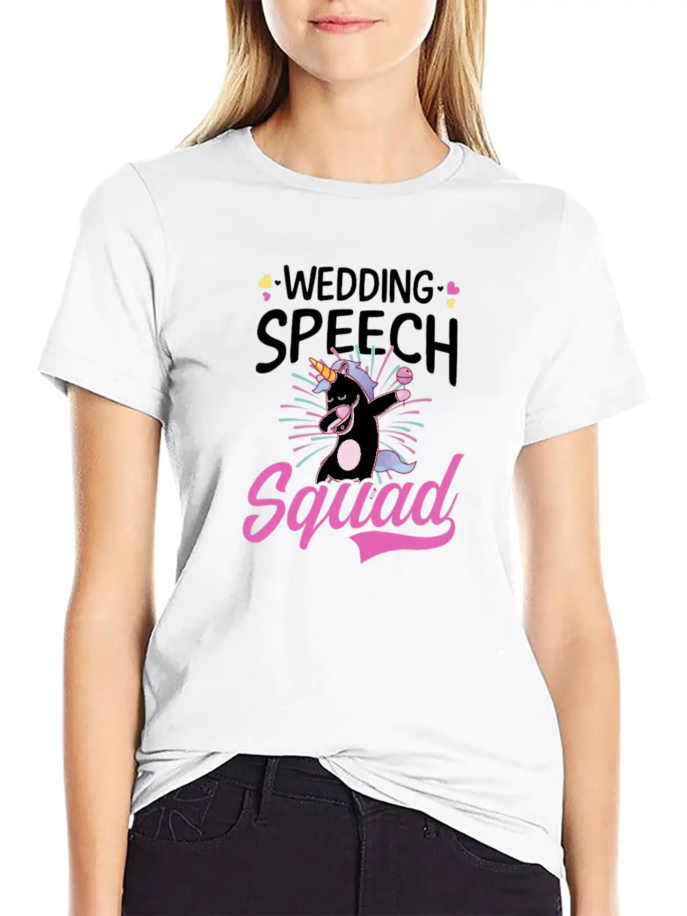 Speaker Wedding Speech Squad Stylish Everyday T-Shirt – Unisex Basic Cotton Tee