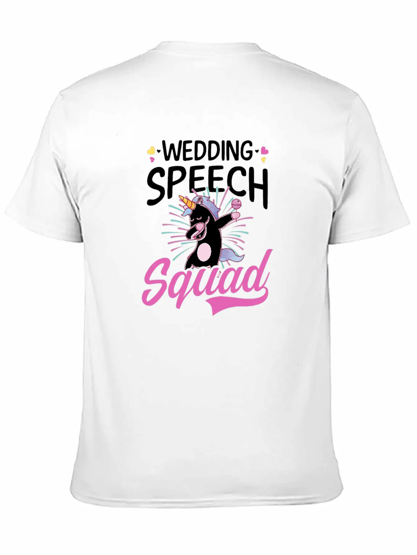 Speaker Wedding Speech Squad Stylish Everyday T-Shirt – Unisex Basic Cotton Tee