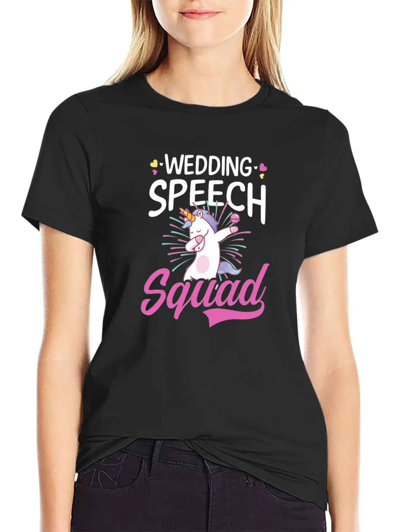 Speaker Wedding Speech Squad Stylish Everyday T-Shirt – Unisex Basic Cotton Tee