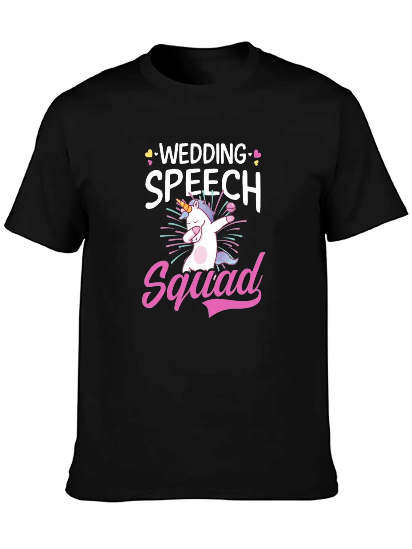 Speaker Wedding Speech Squad Stylish Everyday T-Shirt – Unisex Basic Cotton Tee