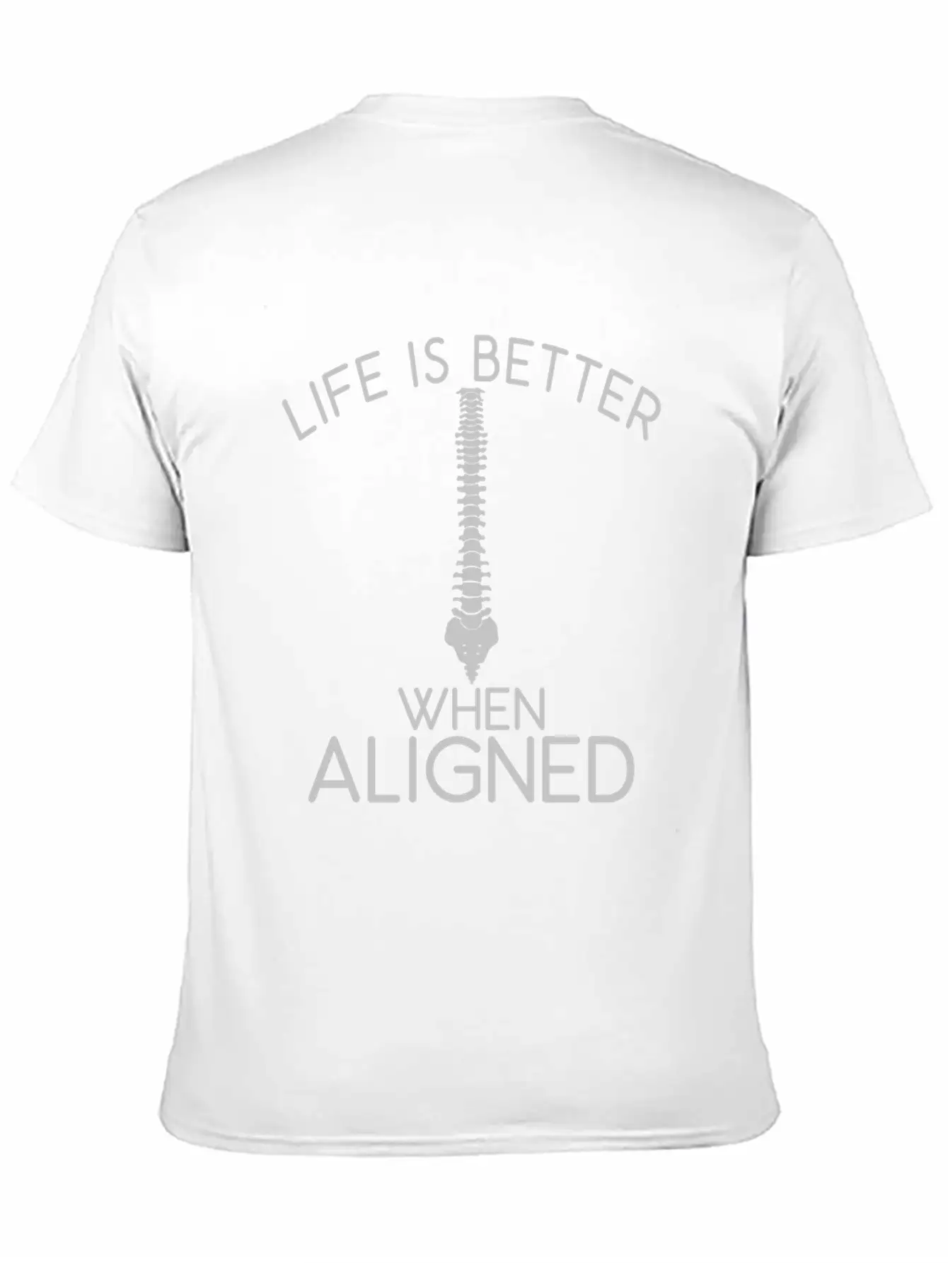Spine Back Surgery Therapy Soft Cotton Short Sleeve Tee – Unisex Wardrobe Staple