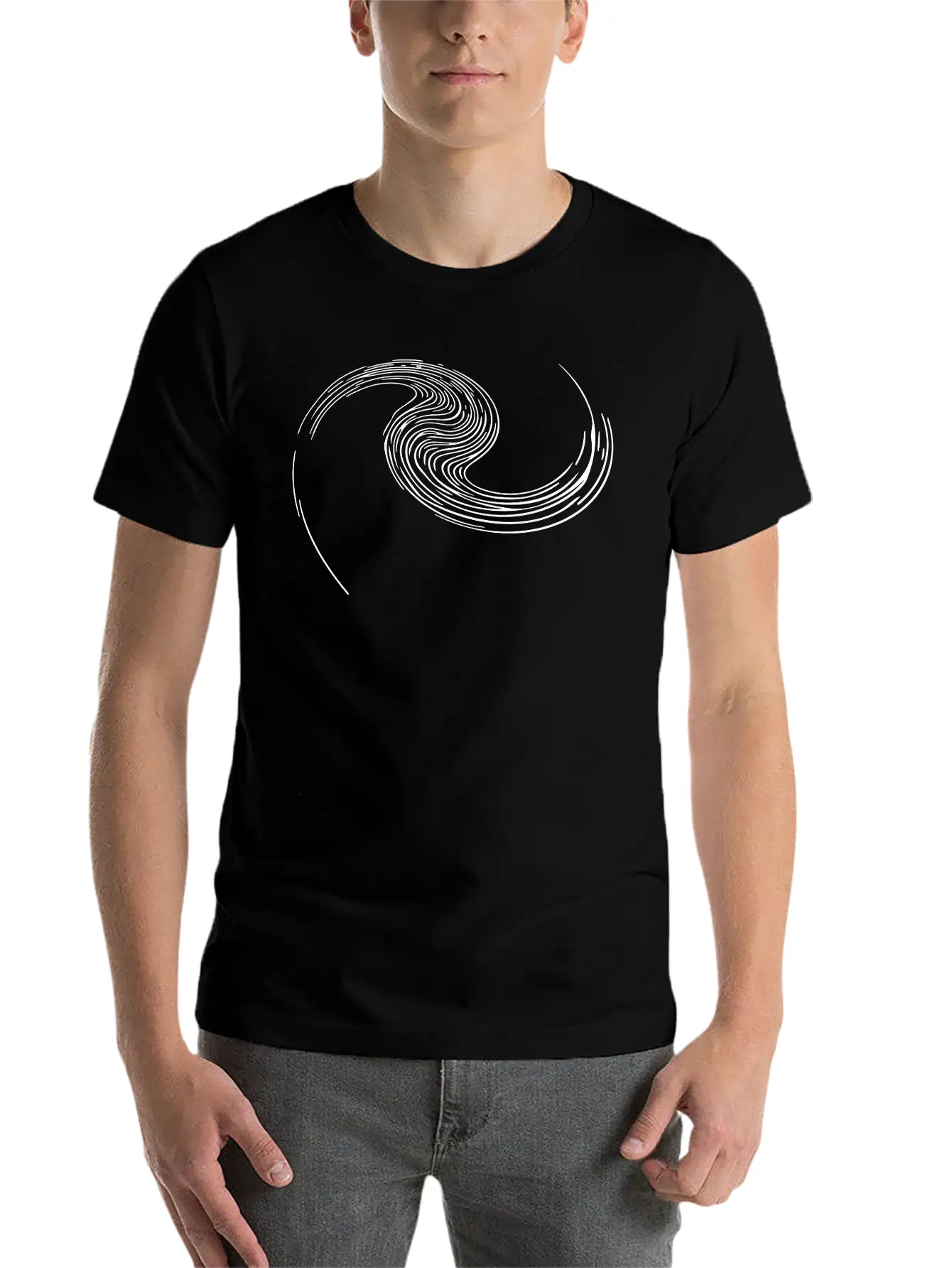 Spiral Geometry - Spiral Galaxy Modern Fit Casual T-Shirt – Clean And Versatile Design