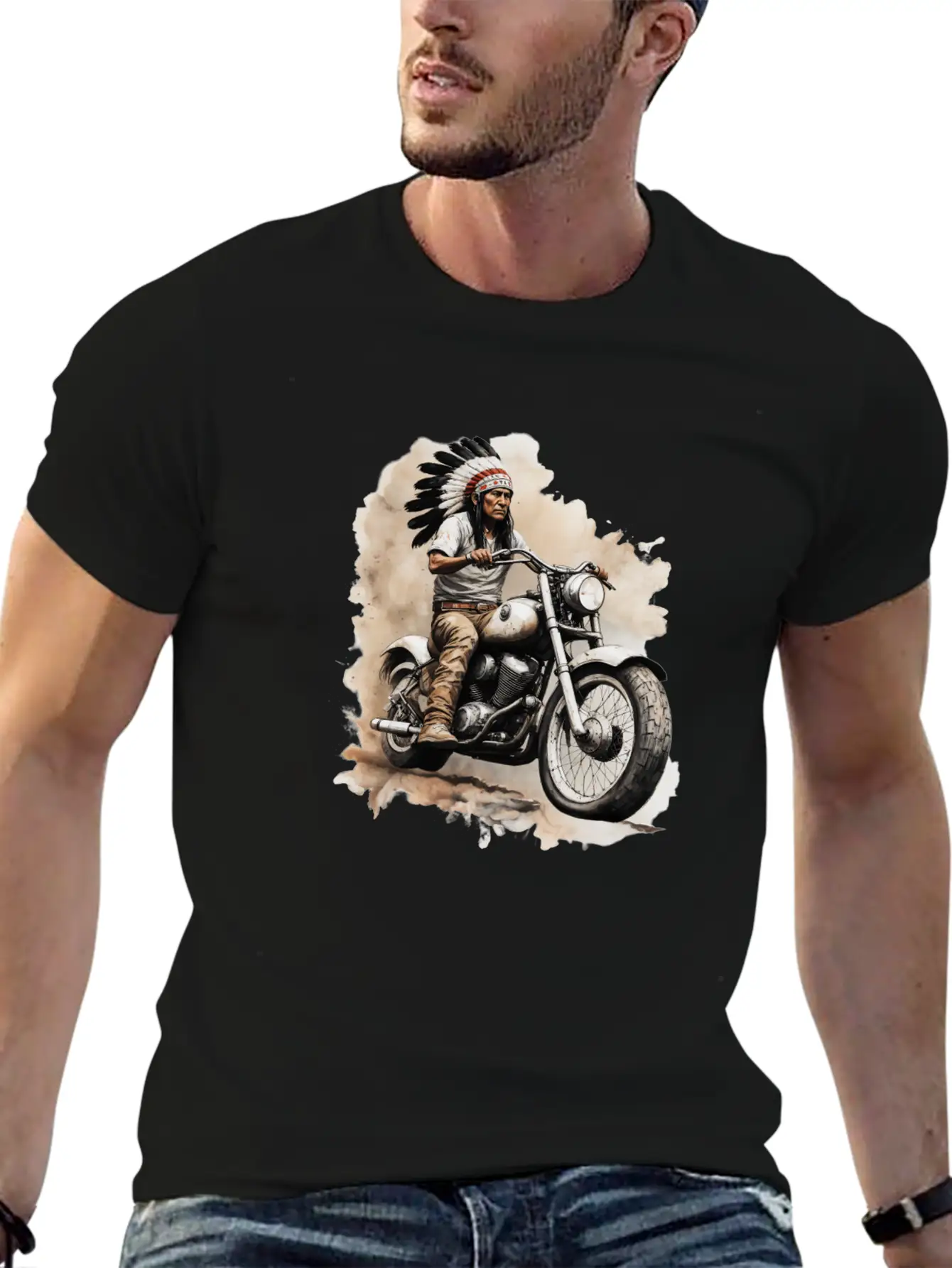 Spirit Rider Unisex Casual T-Shirt – Clean Design For Daily Comfort
