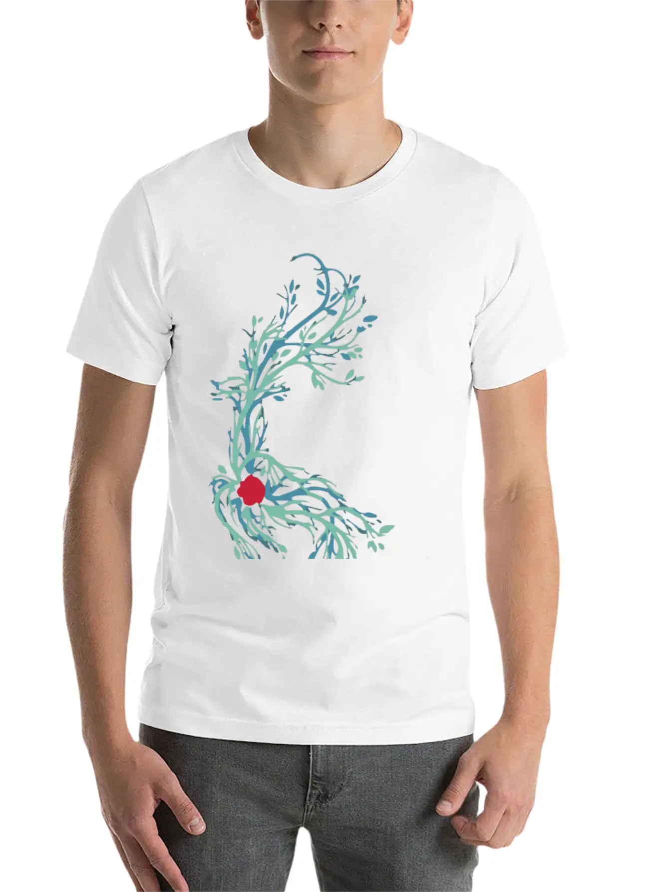 Spirit Vines Basic Graphic T-Shirt – Daily Comfort In Soft Cotton