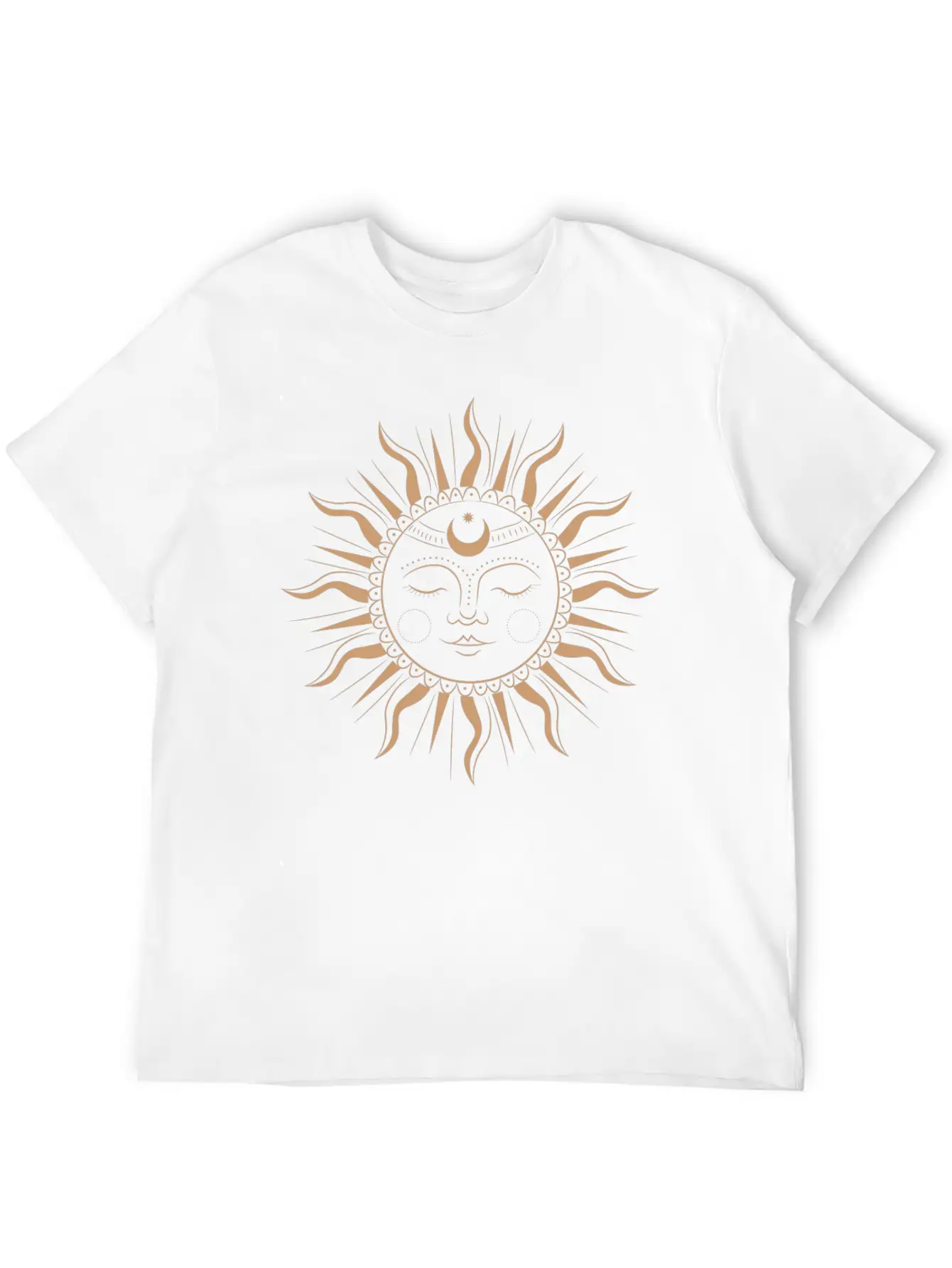 Spiritual Sun Basic Graphic T-Shirt – Daily Comfort In Soft Cotton