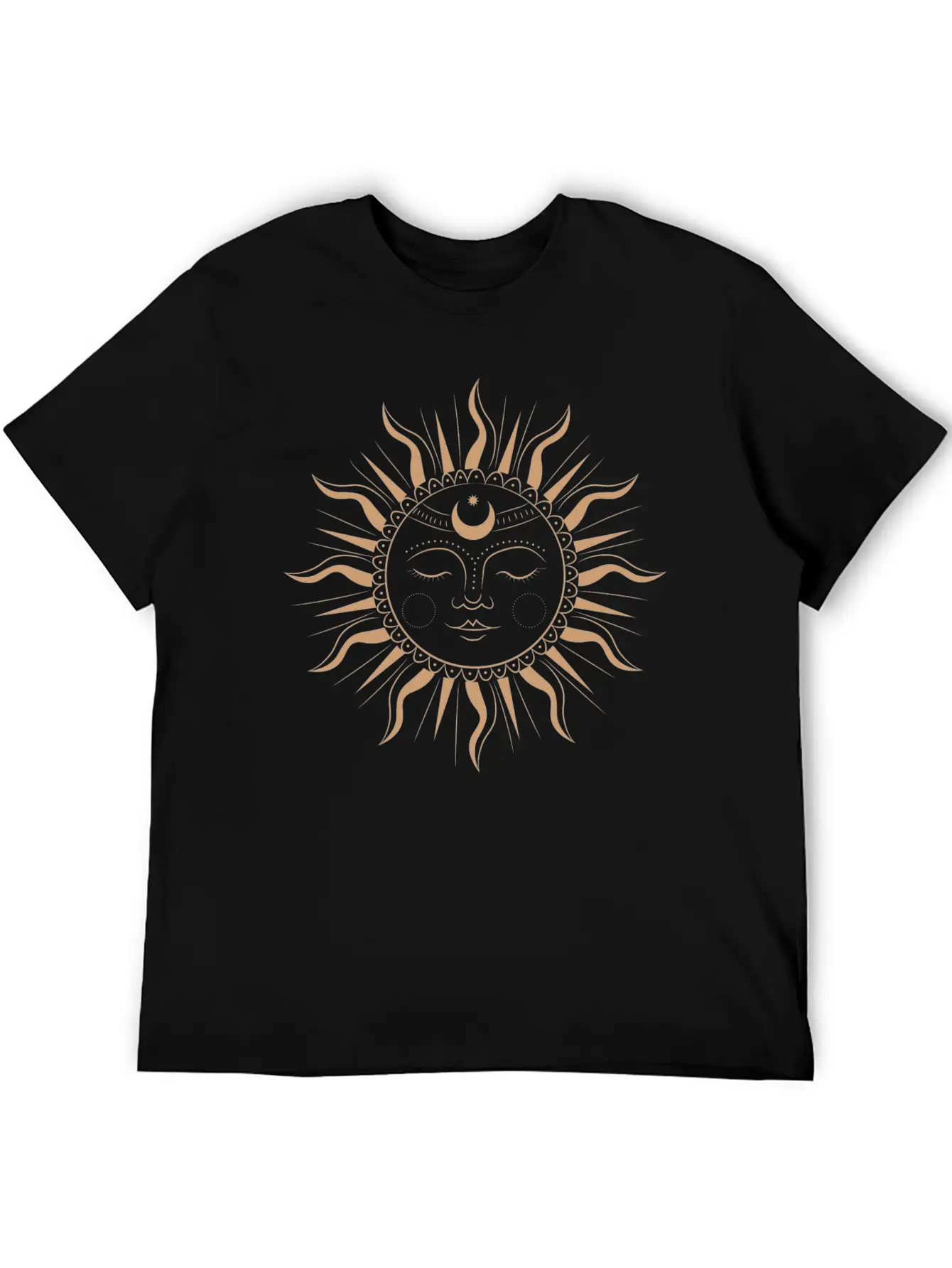 Spiritual Sun Basic Graphic T-Shirt – Daily Comfort In Soft Cotton