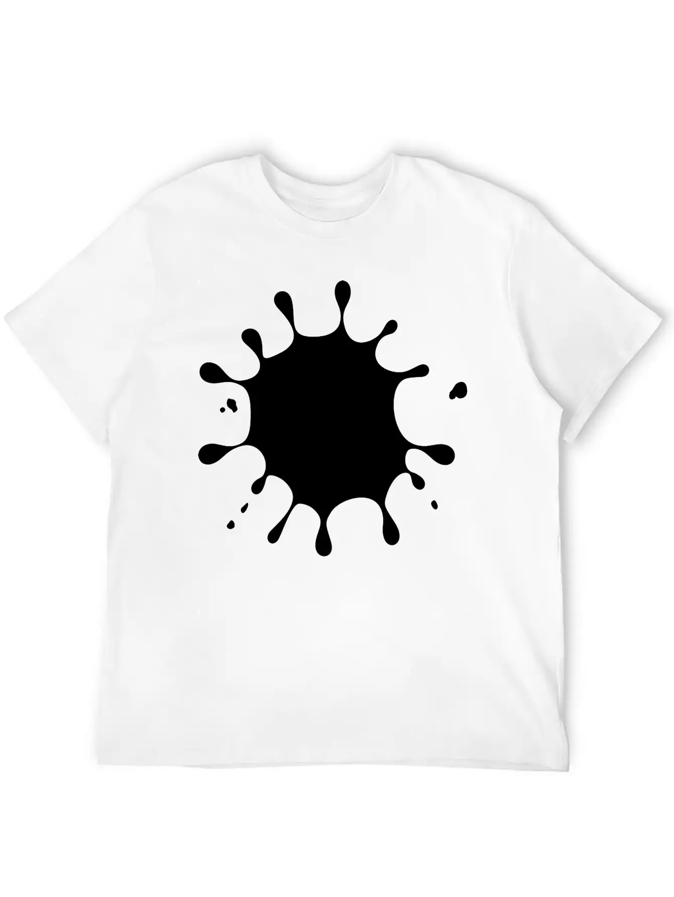Splash Of Ink Or Color (1c) Modern Fit Casual T-Shirt – Clean And Versatile Design