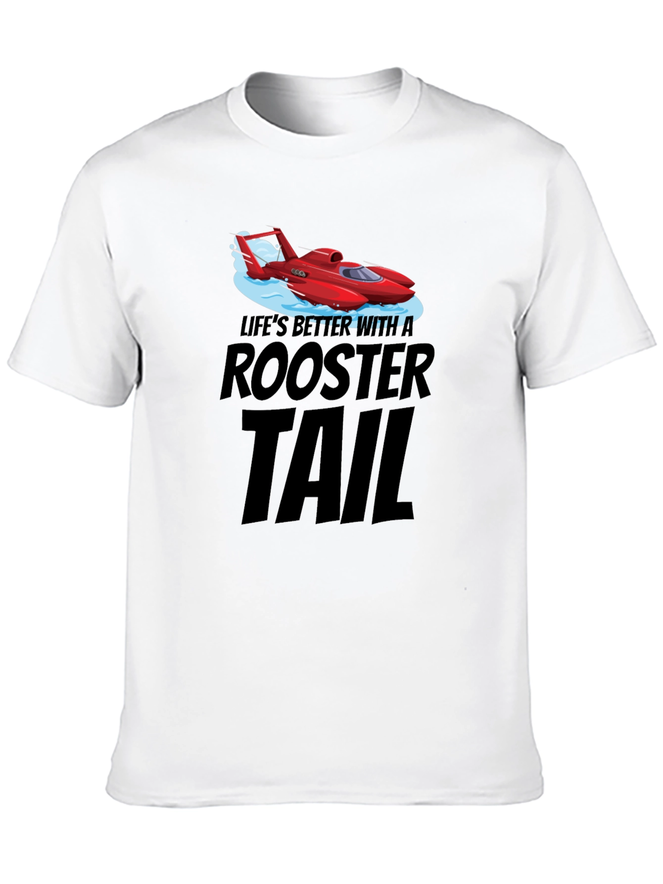 Rooster Tail Graphic T-Shirt