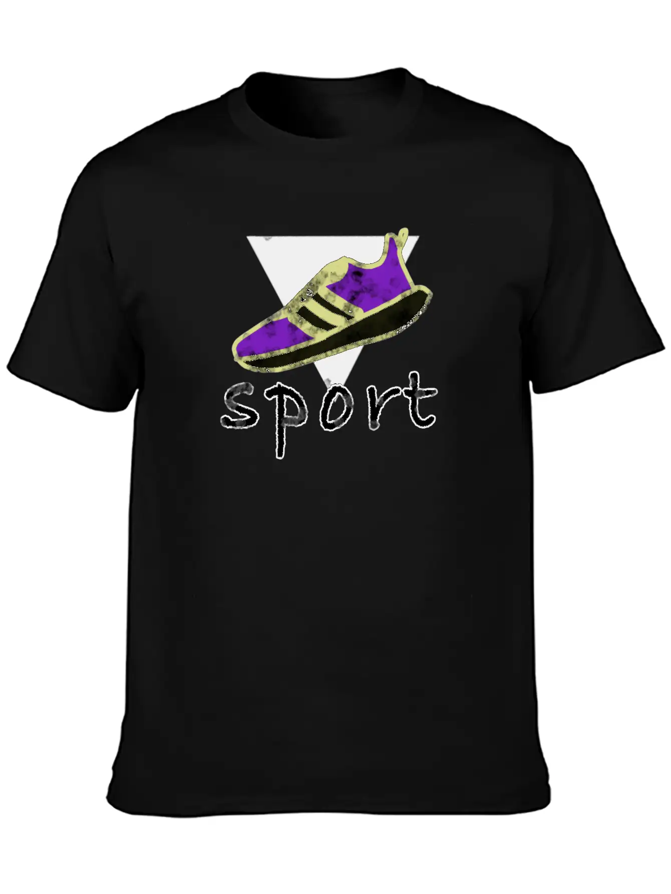 Sport Shoe Running Basic Graphic T-Shirt – Daily Comfort In Soft Cotton