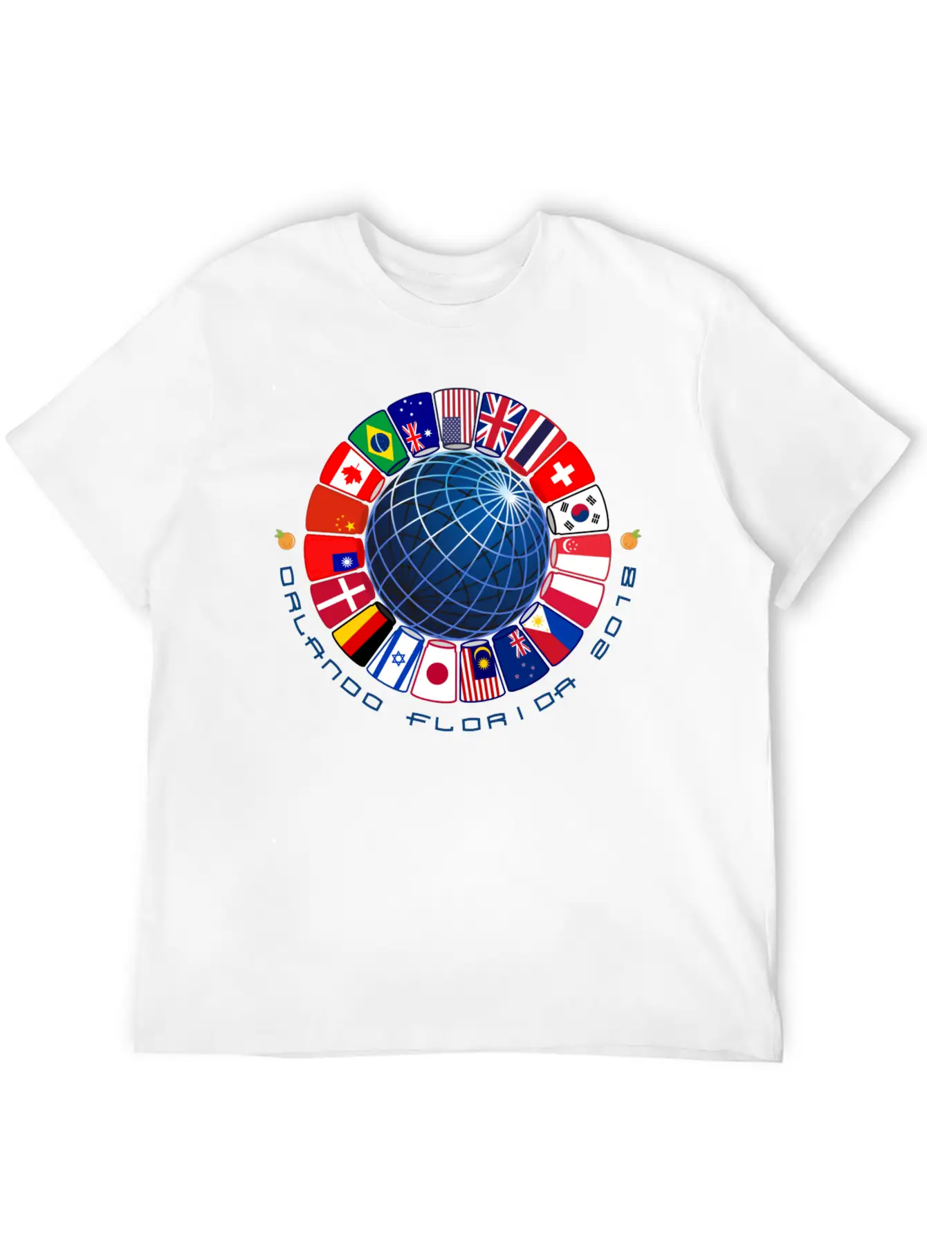 Sport Stacking Flags - 2018 Lightweight Cotton T-Shirt – Daily Comfort Graphic Shirt