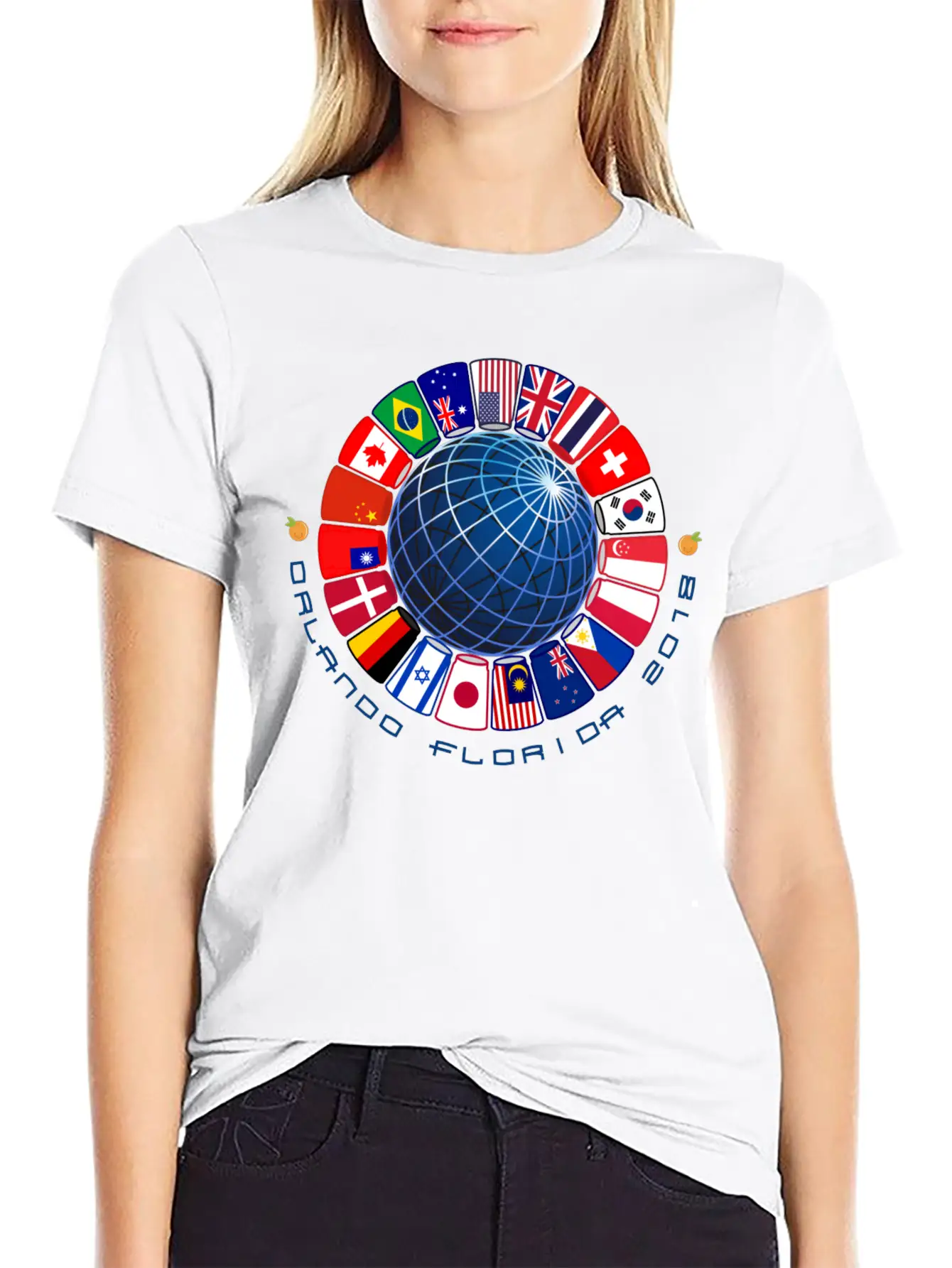 Sport Stacking Flags - 2018 Lightweight Cotton T-Shirt – Daily Comfort Graphic Shirt