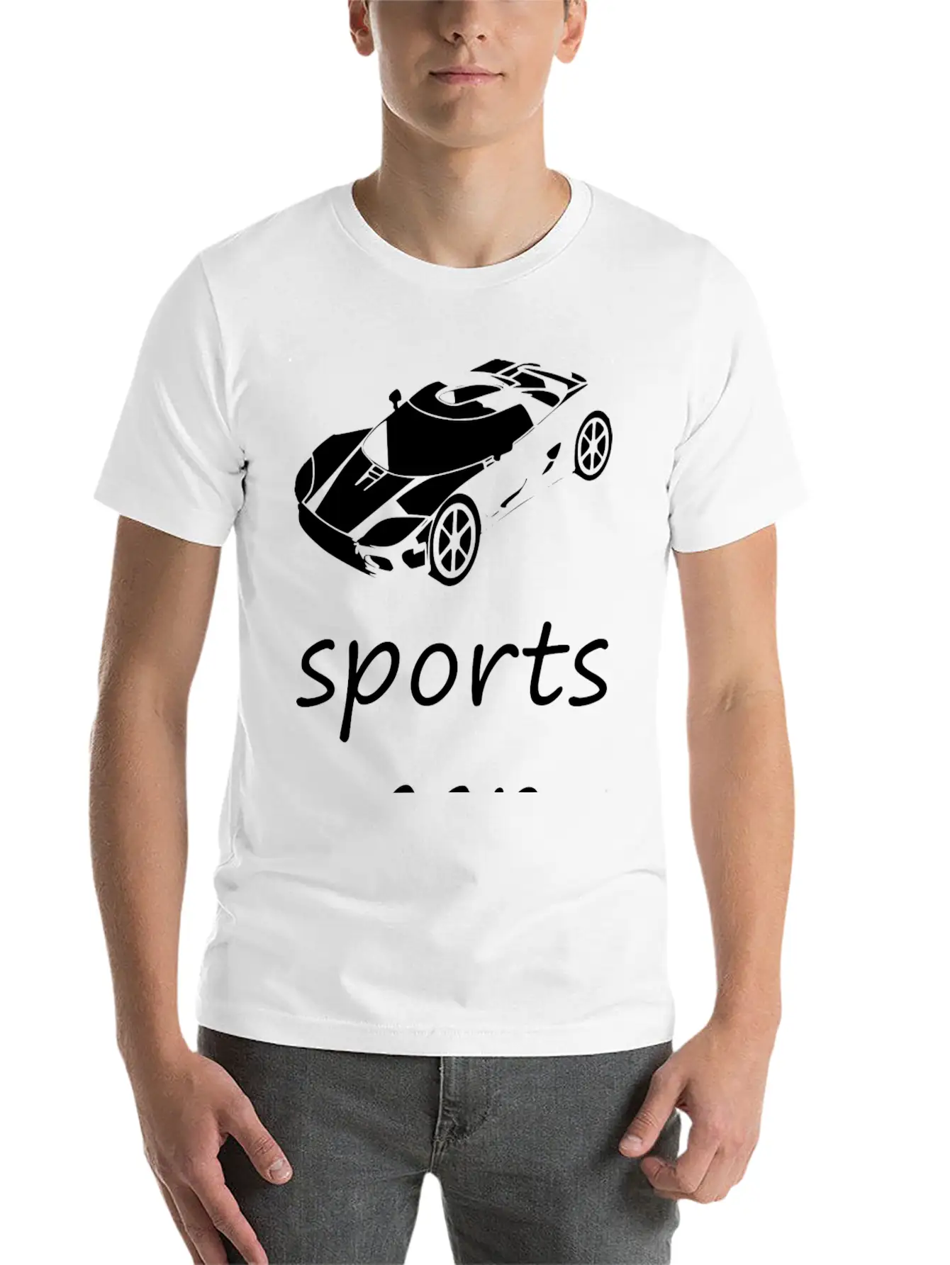 Sports Car Basic Graphic T-Shirt – Daily Comfort In Soft Cotton