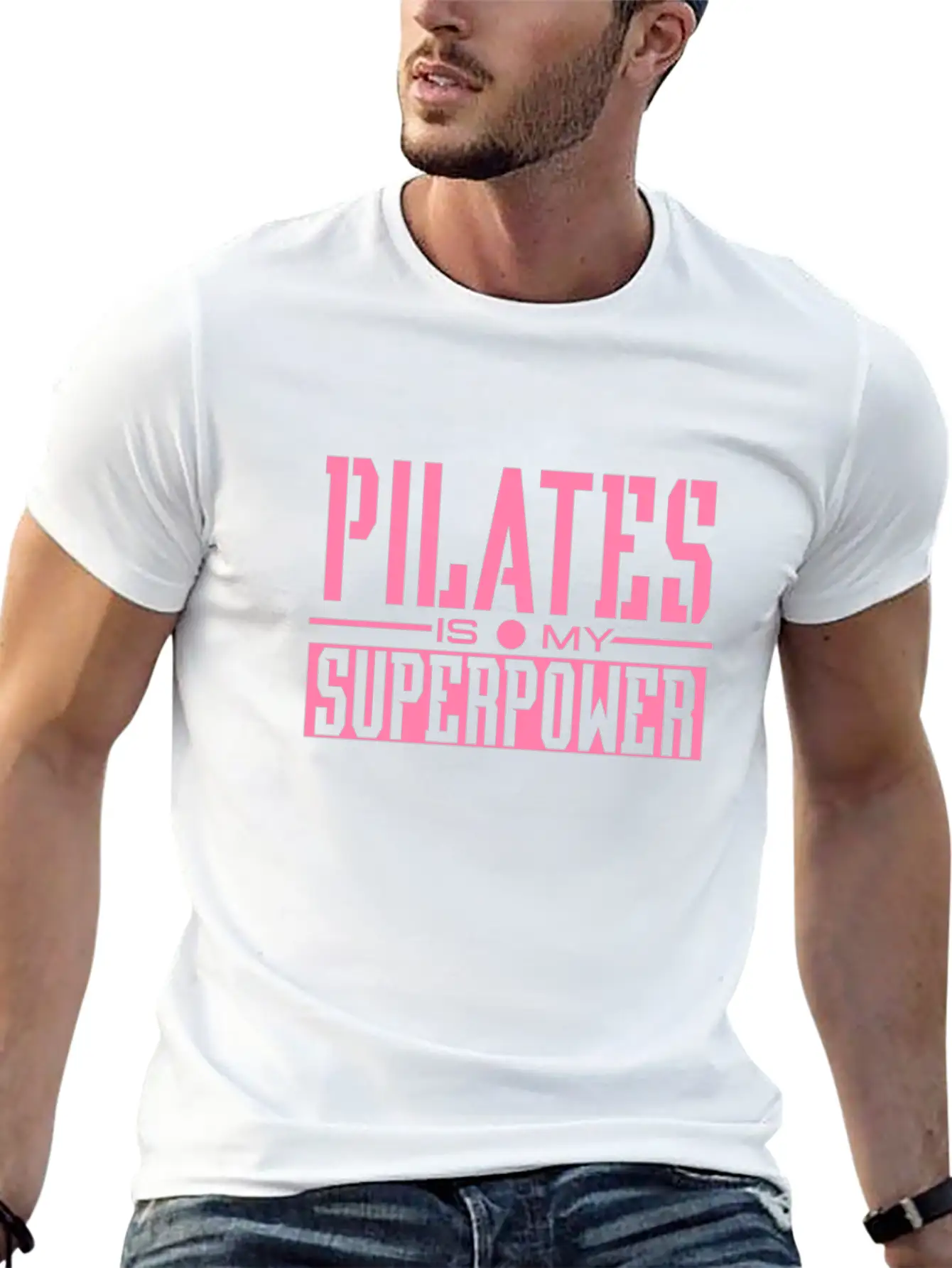 Sports Fitness Pilates Exercise Yoga Unisex Casual T-Shirt – Clean Design For Daily Comfort