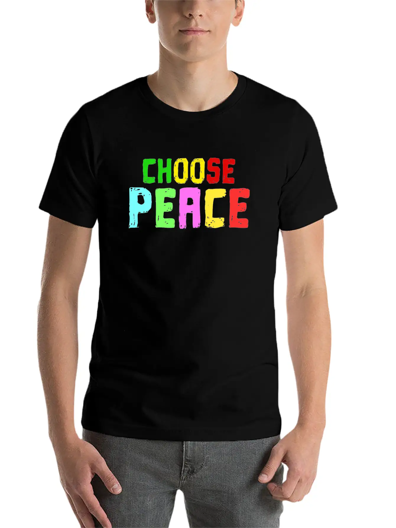 Spread The Love With This Peace Of Mind Tshirt Lightweight Cotton T-Shirt – Daily Comfort Graphic Shirt