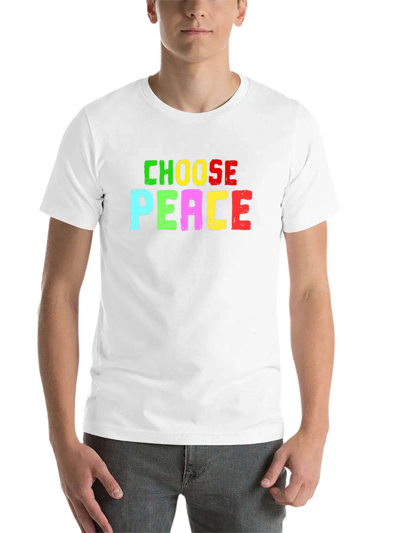 Spread The Love With This Peace Of Mind Tshirt Lightweight Cotton T-Shirt – Daily Comfort Graphic Shirt