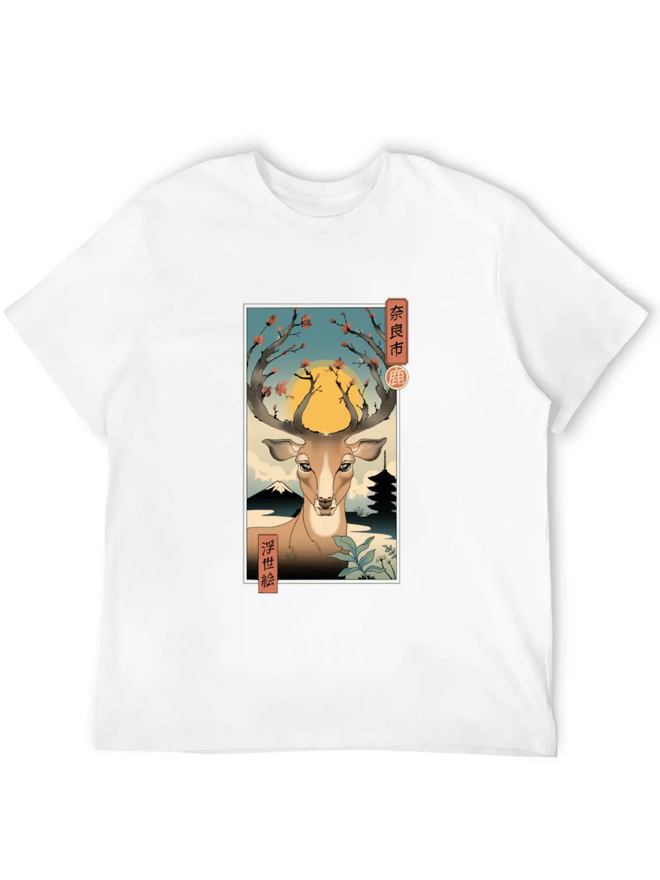 Spring In Nara Modern Fit Casual T-Shirt ��� Clean And Versatile Design