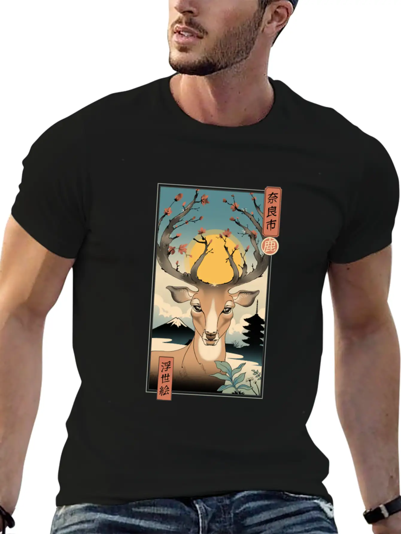 Spring In Nara Modern Fit Casual T-Shirt ��� Clean And Versatile Design