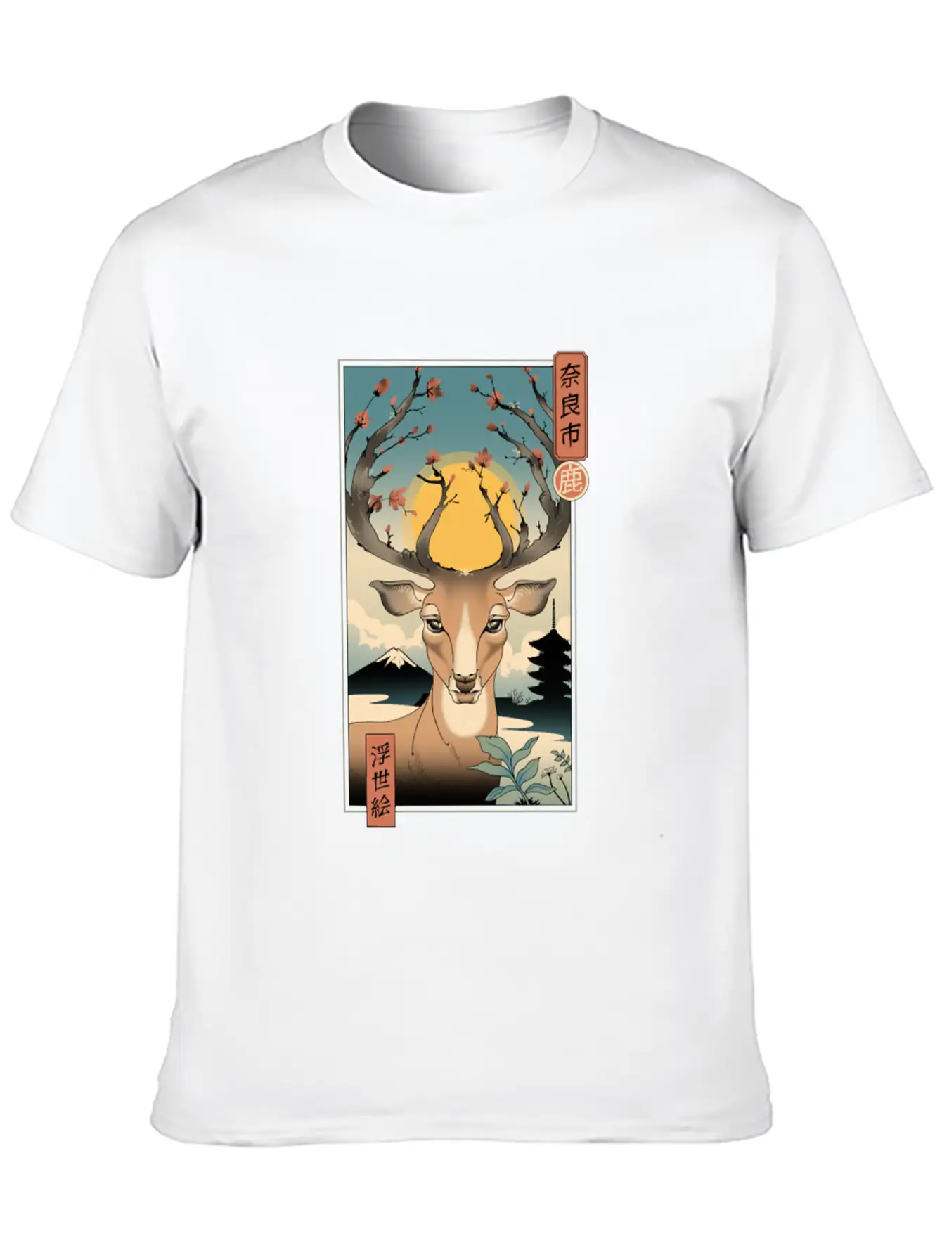 Spring In Nara Modern Fit Casual T-Shirt ��� Clean And Versatile Design